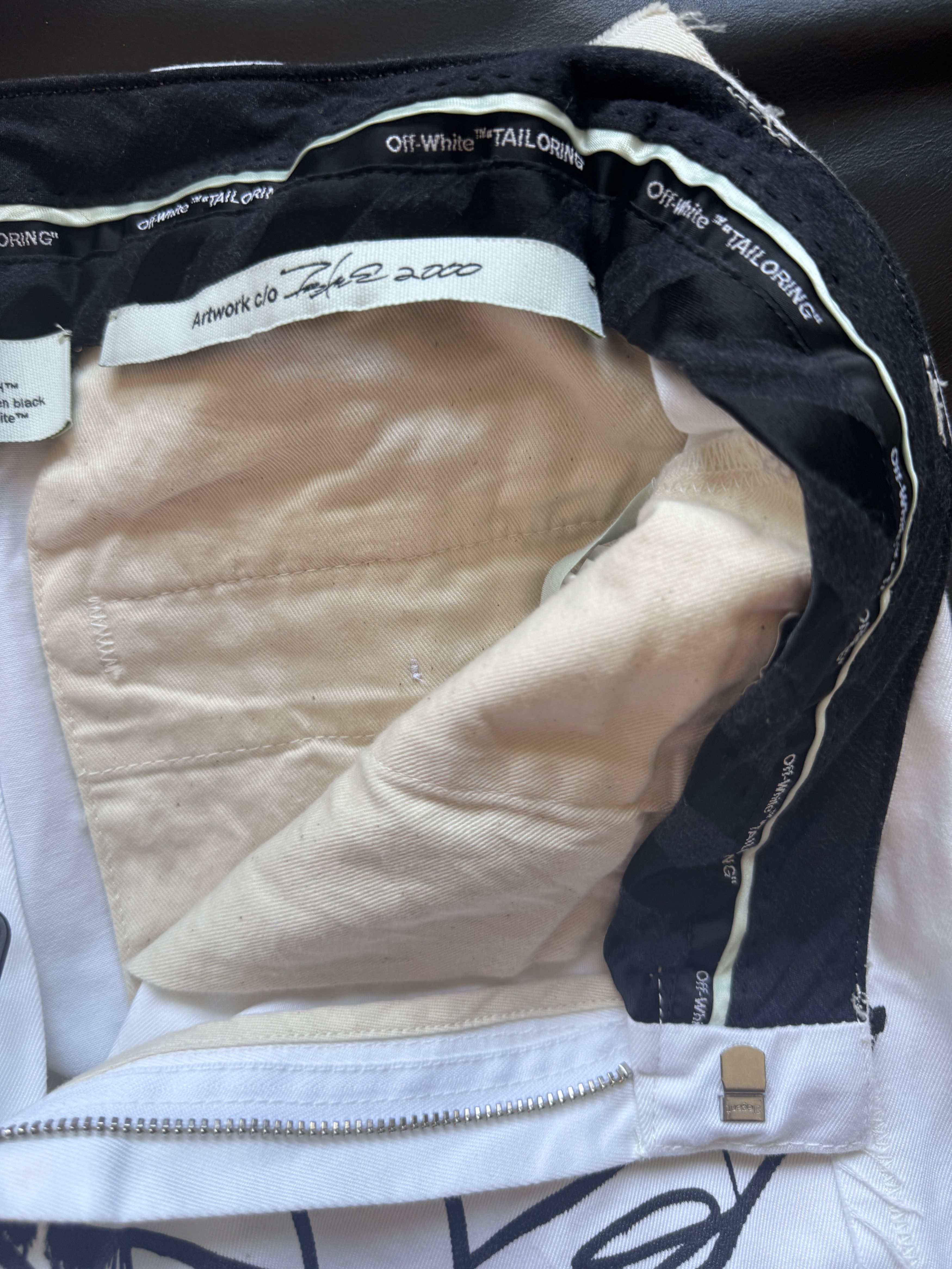 Futura × Off-White Futura spraypaint carpenter pants Size US 30 / EU 46 - 25 Thumbnail