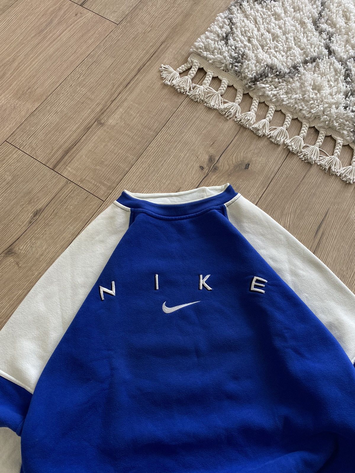 Nike × Vintage NIKE BOXY 90s VINTAGE BIG LOGO DRILL SWEATSHIRT Size US M / EU 48-50 / 2 - 3 Thumbnail