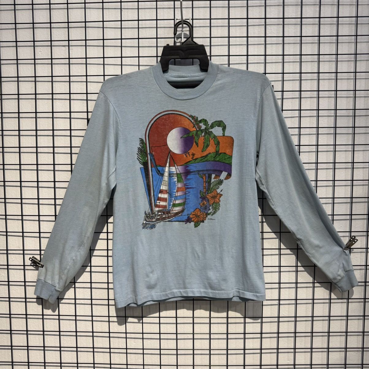 Other VINTAGE 70s T-Shirt HAWAII - Crazy Shirt - Body Surf Hawaii Size US S / EU 44-46 / 1 - 2 Thumbnail