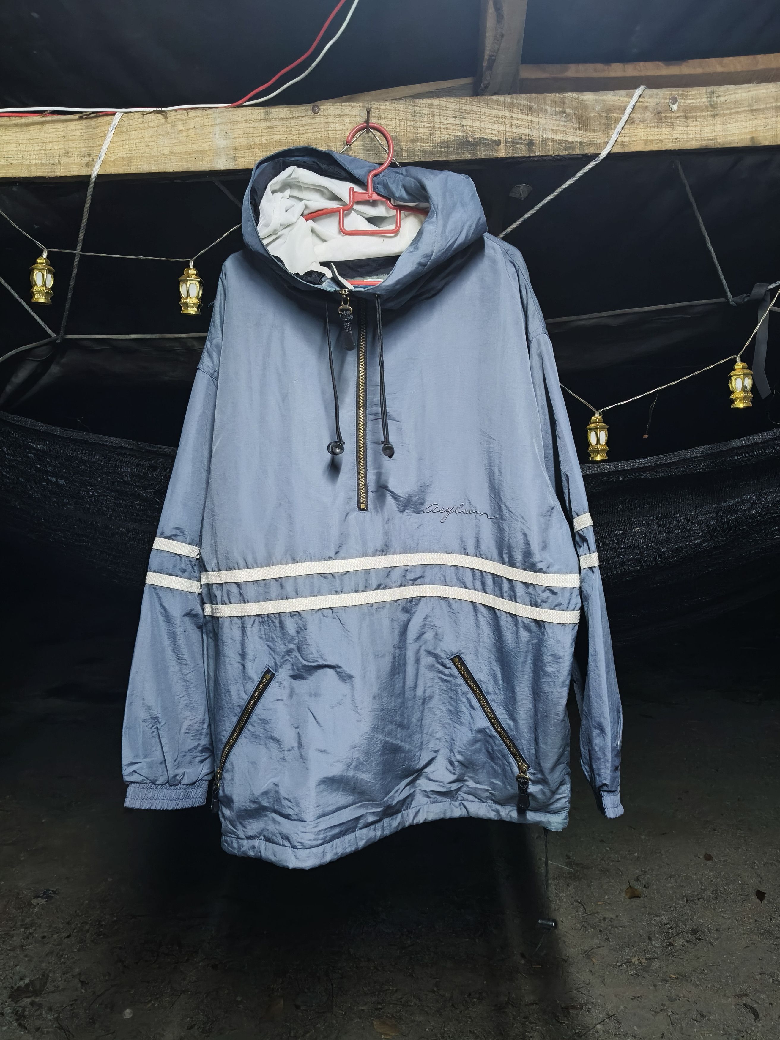 Japanese Brand ASYLUM Snowboard Half zip Jacket Size US M / EU 48-50 / 2 - 1 Thumbnail