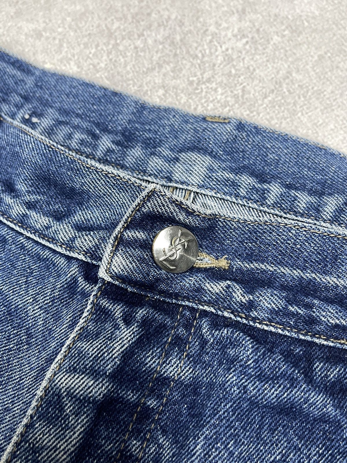 Yves Saint Laurent Vintage Yves Saint Laurent Denim Jeans Blue Y2K Size US 38 / EU 54 - 9 Thumbnail