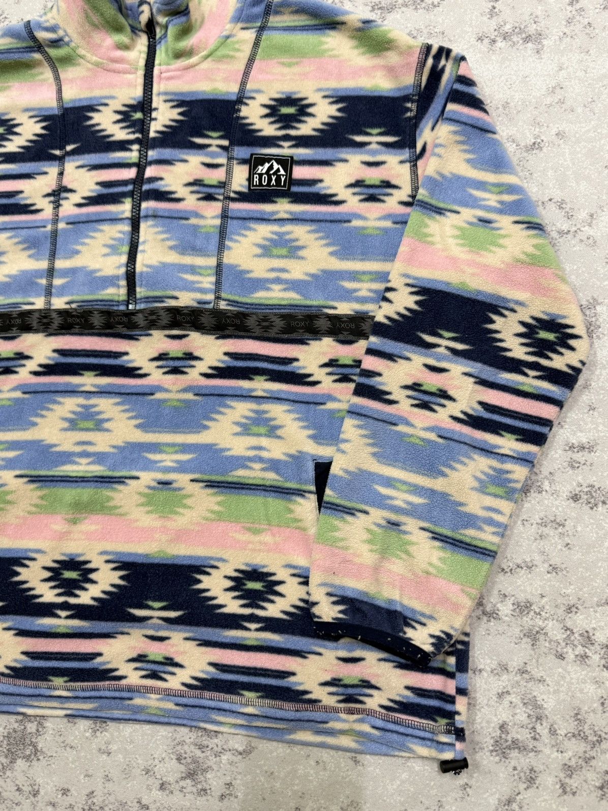 Native Roxy Native Halfzipper Fleece Sweatshirt Size US L / EU 52-54 / 3 - 5 Thumbnail