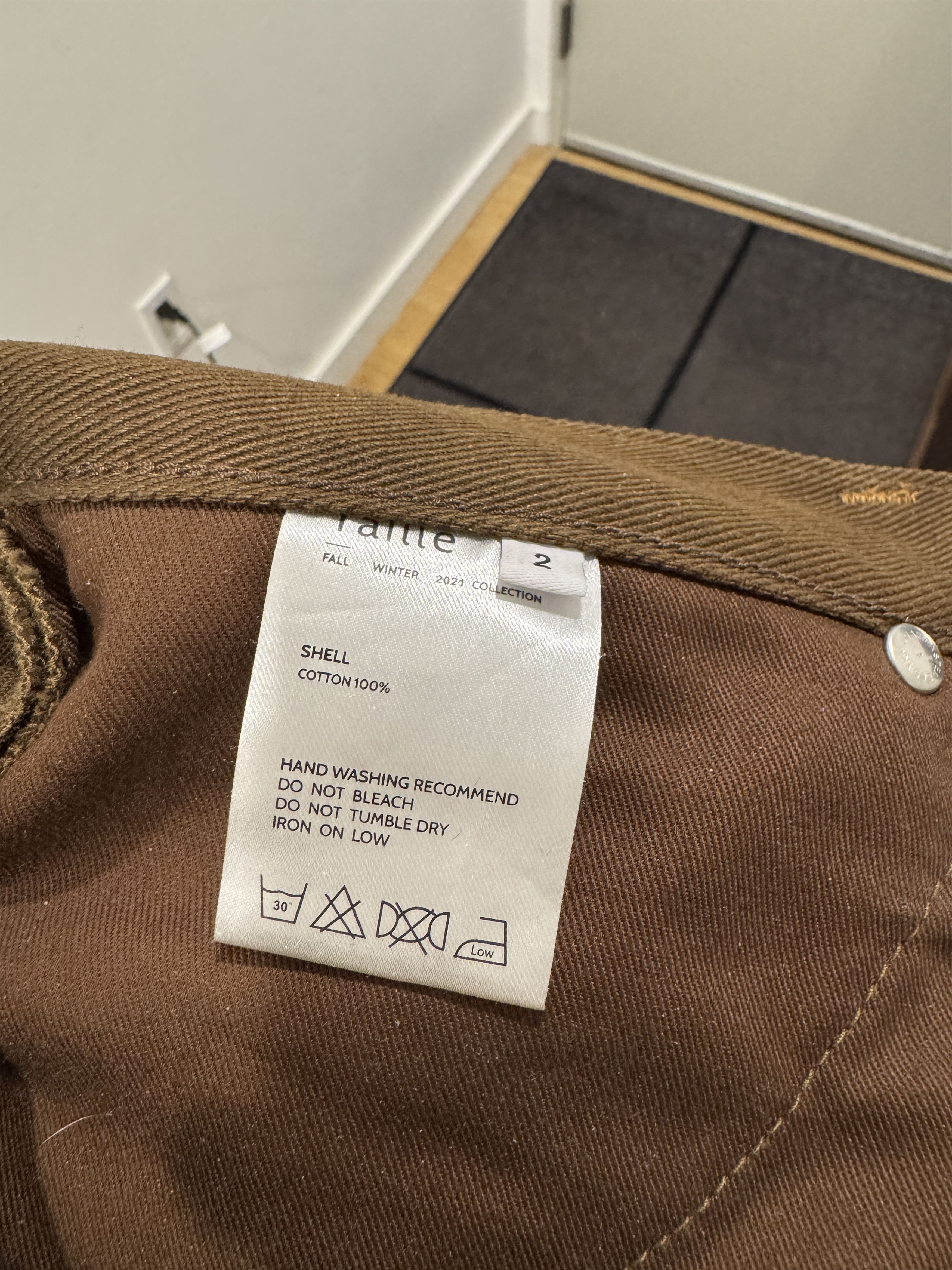 Vintage Brown Double Knee Pants Size US 29 - 3 Thumbnail