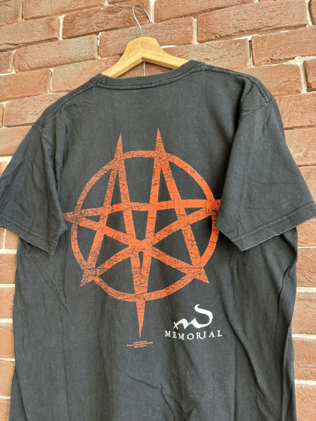 Band Tees 00s VINTAGE MOONSPELL Memorial Metal Band Tshirt Tour 90s Size US L / EU 52-54 / 3 - 4 Thumbnail