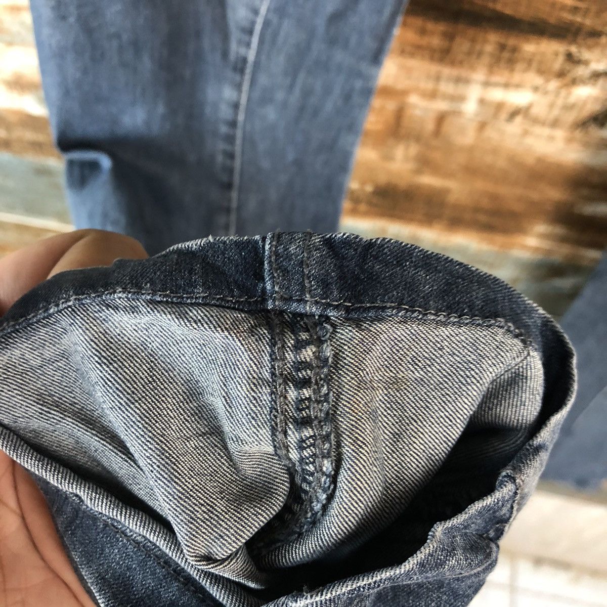 Japanese Brand Iz Frontier Blue Multipocket ripped Denim Pants #A2162 Size US 29 - 14 Thumbnail