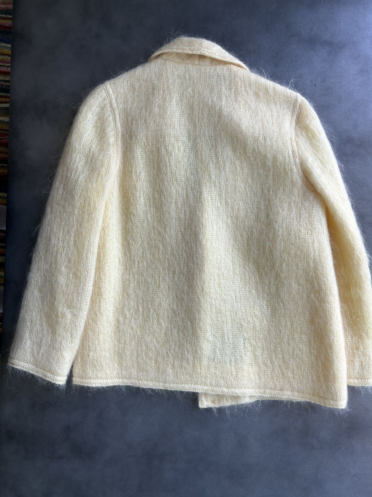 Vintage Vintage Mohair Jacket Blazer Bardolino England Loose Knit Size S / US 4 / IT 40 - 12 Thumbnail