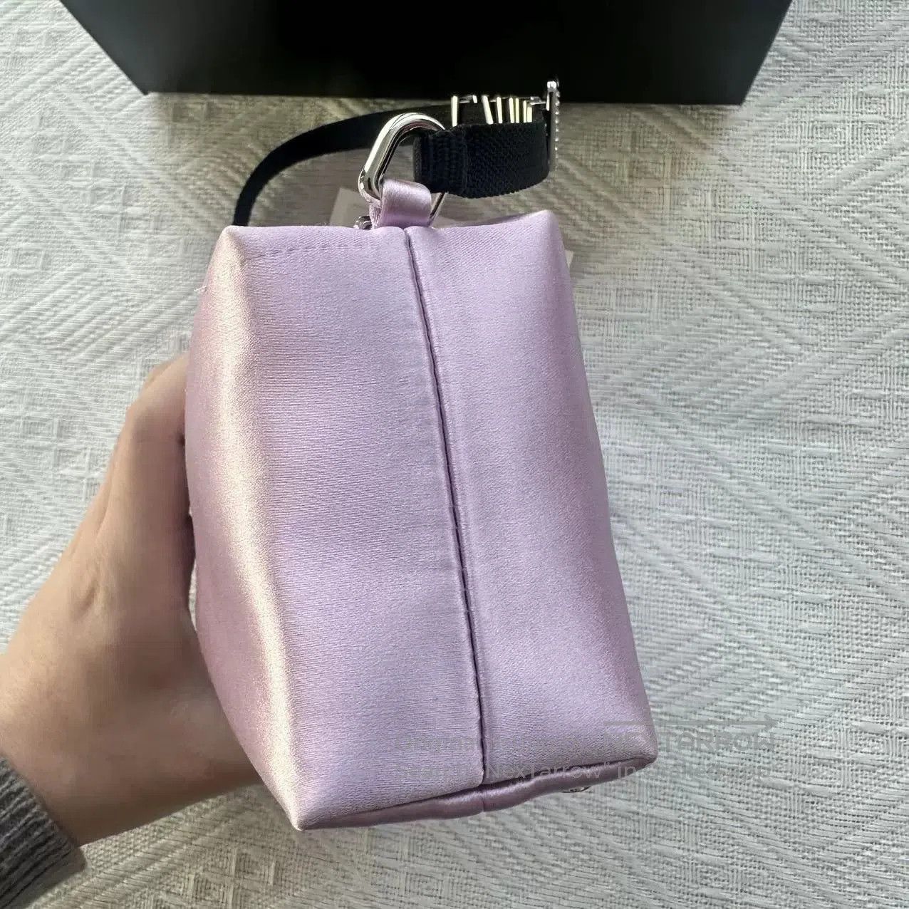 Alexander Wang Alexander Wang Purple Silk Rhinestone Handbag. Size ONE SIZE - 6 Thumbnail