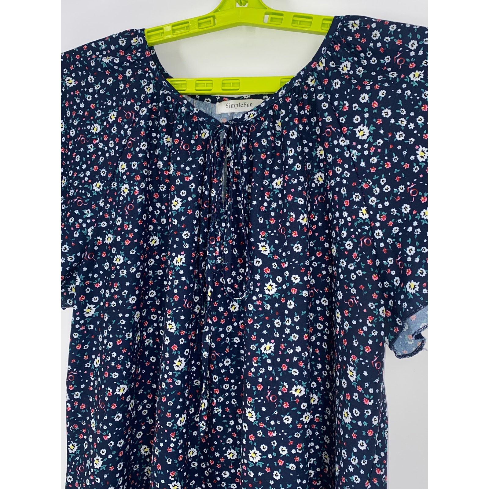 SIMPLE PROJECT Simple Fun Womens Blouse 2XL Size XXL / US 16-18 / IT 52-54 - 2 Thumbnail