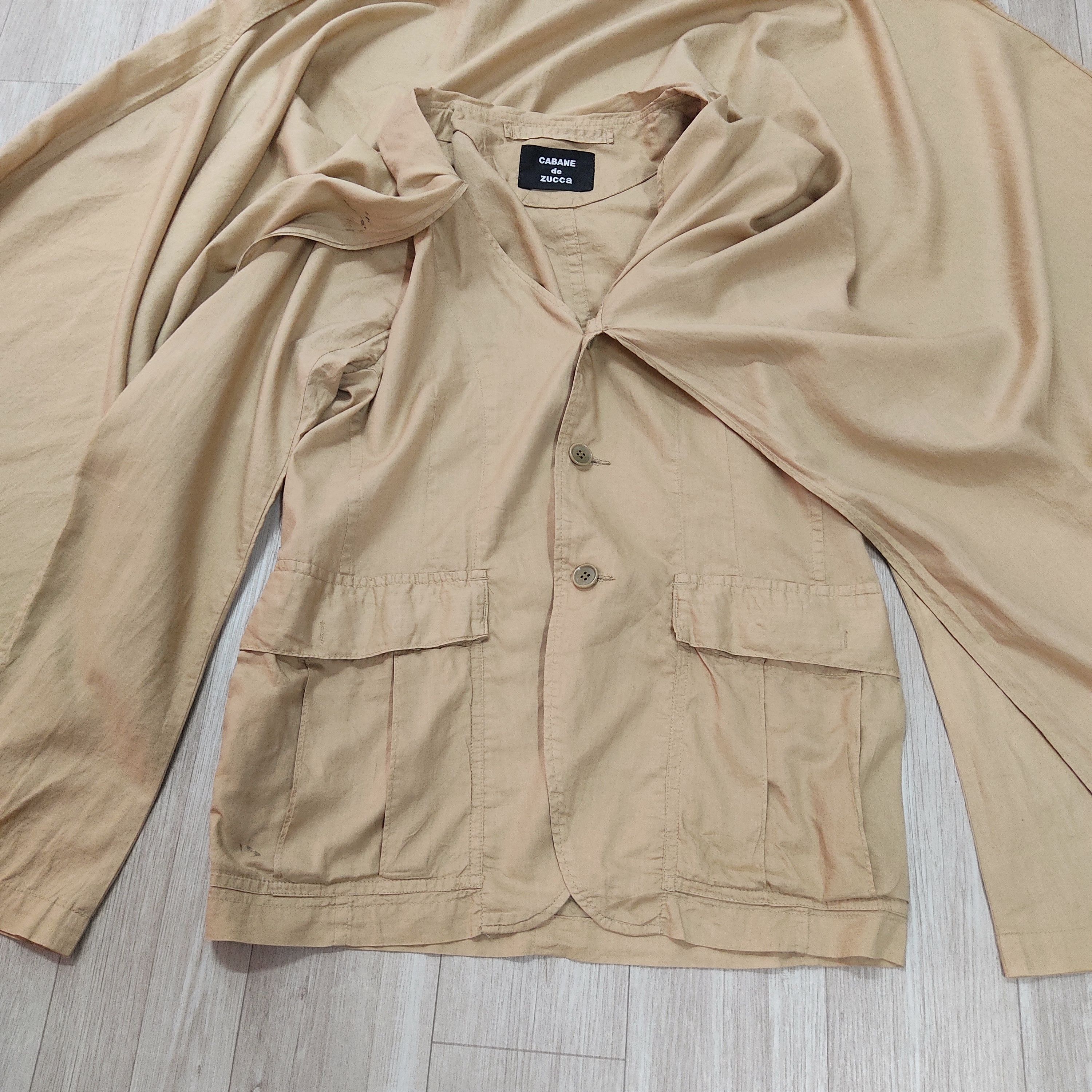 CABANE de ZUCCa × Zucca CABANE de ZUCCA Type ZU01CZ02 Cotton 100 Cape Jacket Size S / US 4 / IT 40 - 7 Thumbnail