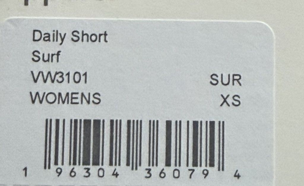 Vuori VUORI DAILY WOMEN’S SHORT 5” SURF COLOR SIZE X-SMALL NWT Size 26" / US 2 / IT 38 - 6 Thumbnail