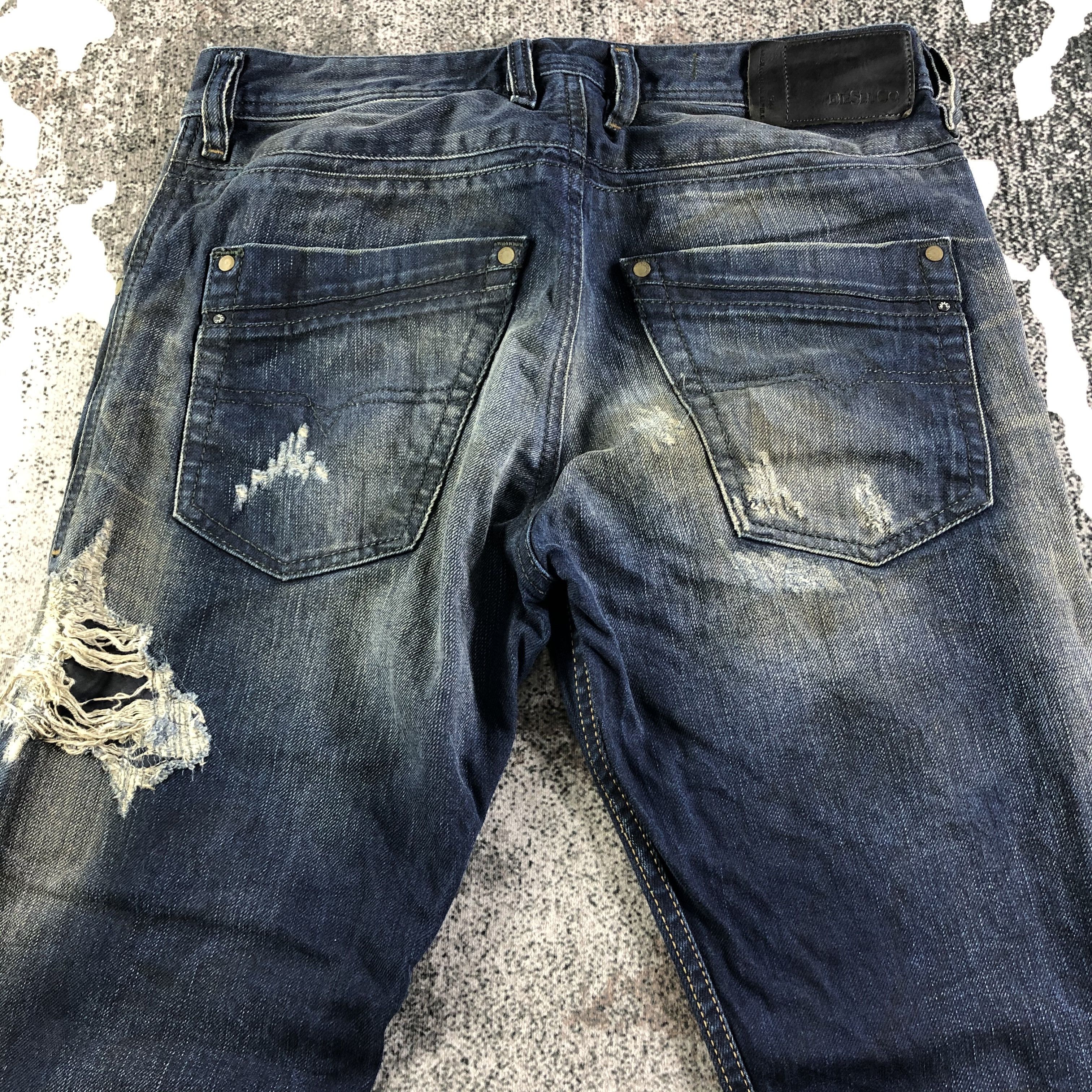 Diesel Diesel Krayver Jeans Destroyed Denim KJ2411 Size US 27 - 4 Thumbnail