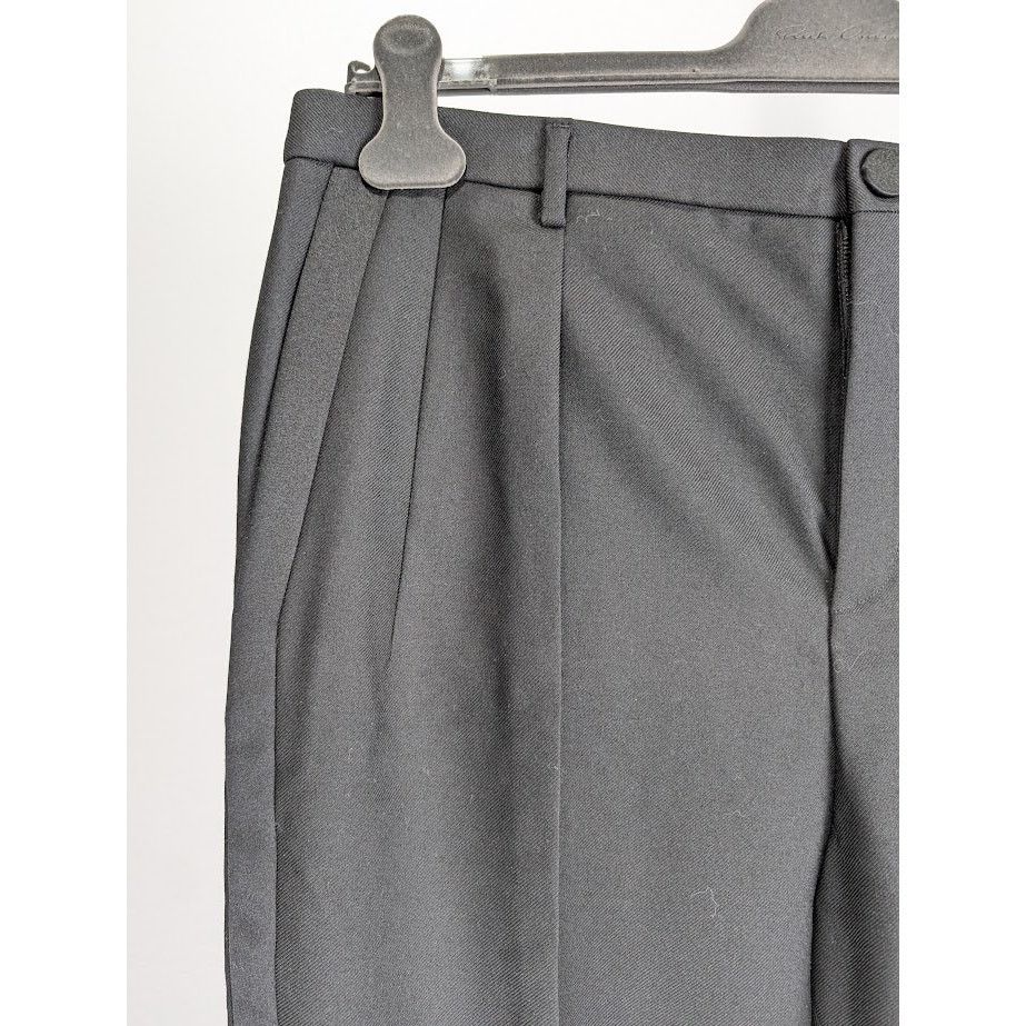 Saint Laurent Paris o1rshd1 Twill Smoking Court Pant in Noir Size US 36 / EU 52 - 6 Thumbnail