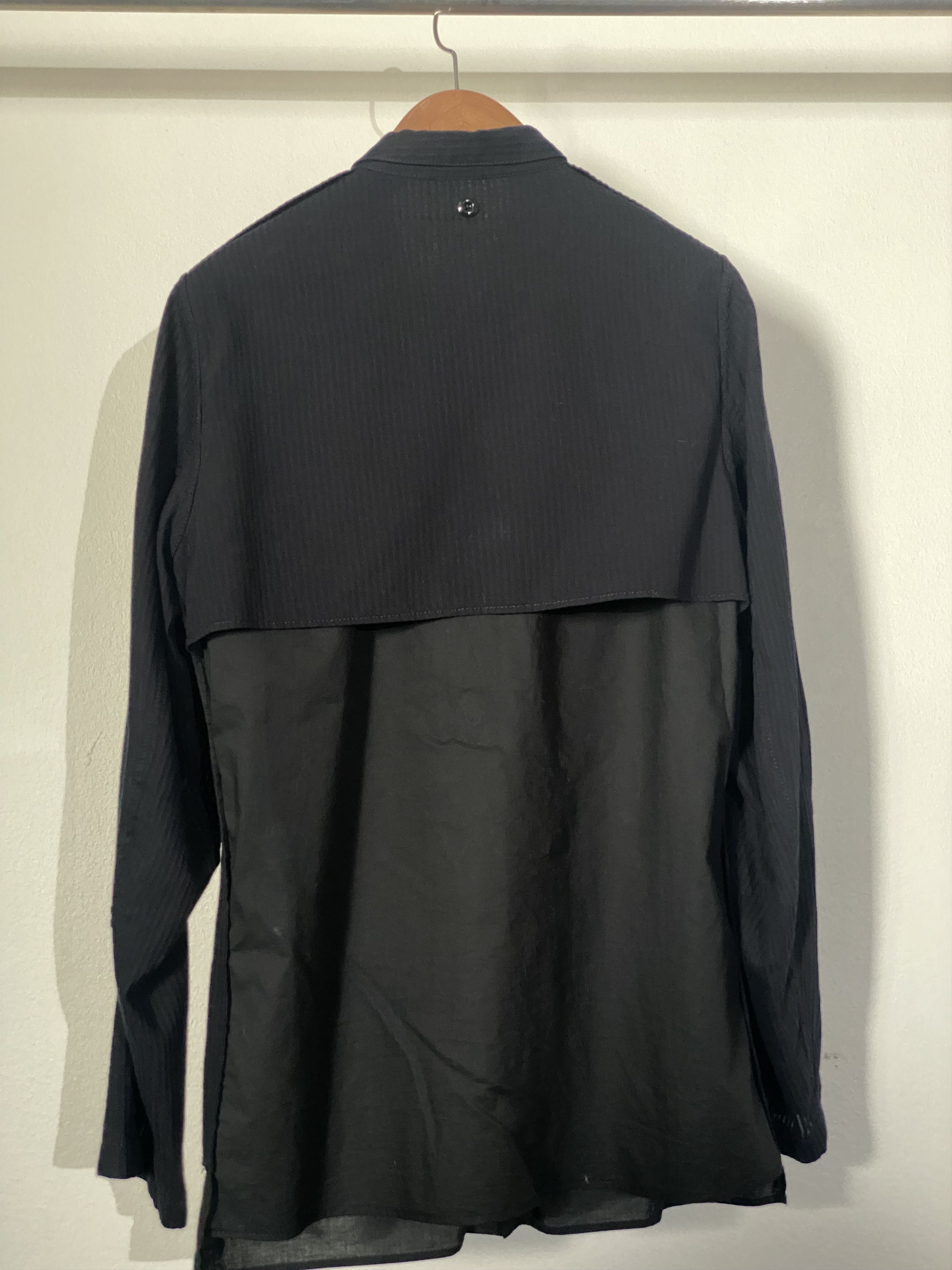 Navy/Black Layered Shirt, view 4