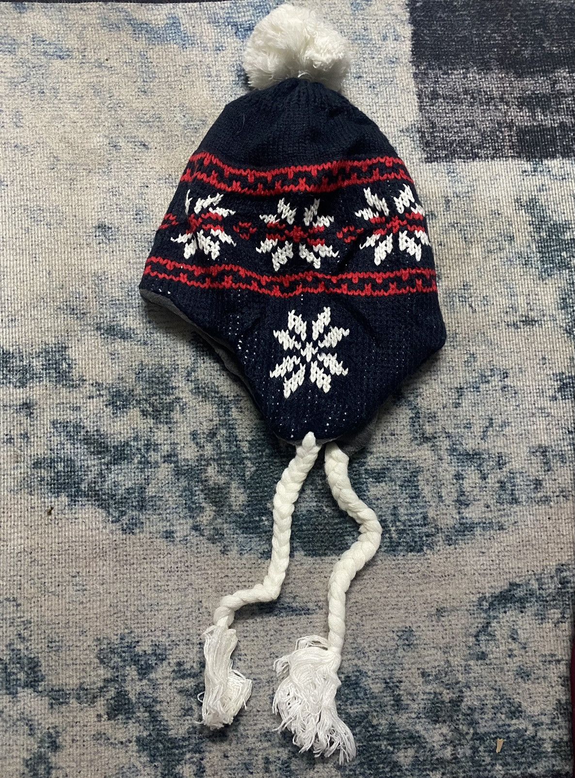 Japanese Brand Unknown Earflap Beanie Size ONE SIZE - 1 Thumbnail