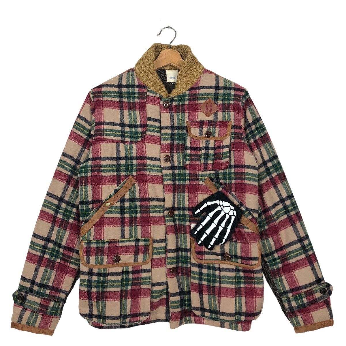 Hysteric Glamour 🔥90’s Bomber Jacket Wangwano Japan Tartan Design Check Size US L / EU 52-54 / 3 - 2 Thumbnail