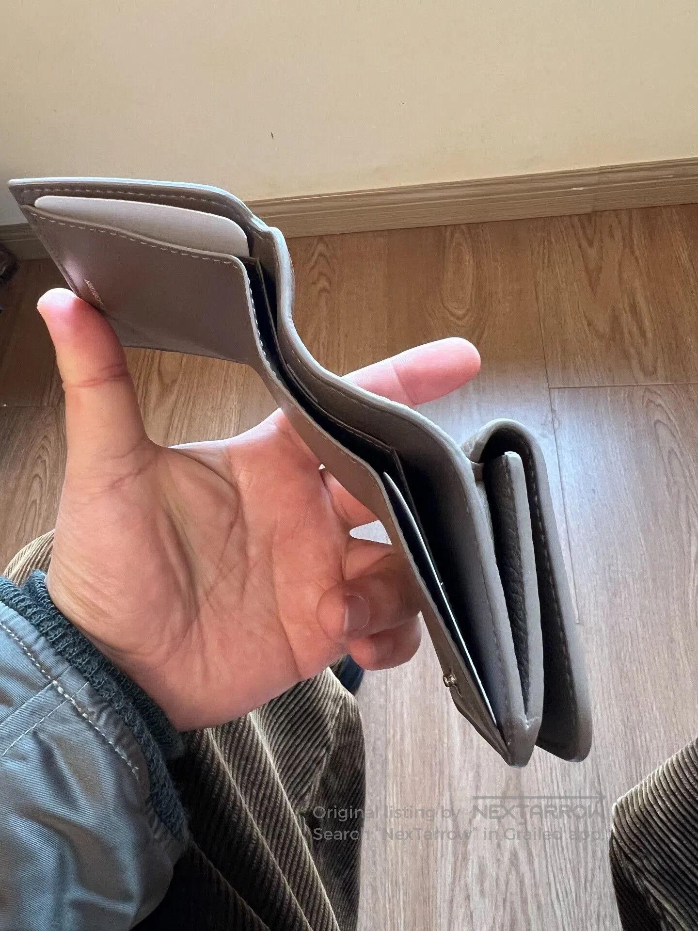 Balenciaga Balenciaga Gray Mini Wallet with Logo. Size ONE SIZE - 7 Thumbnail