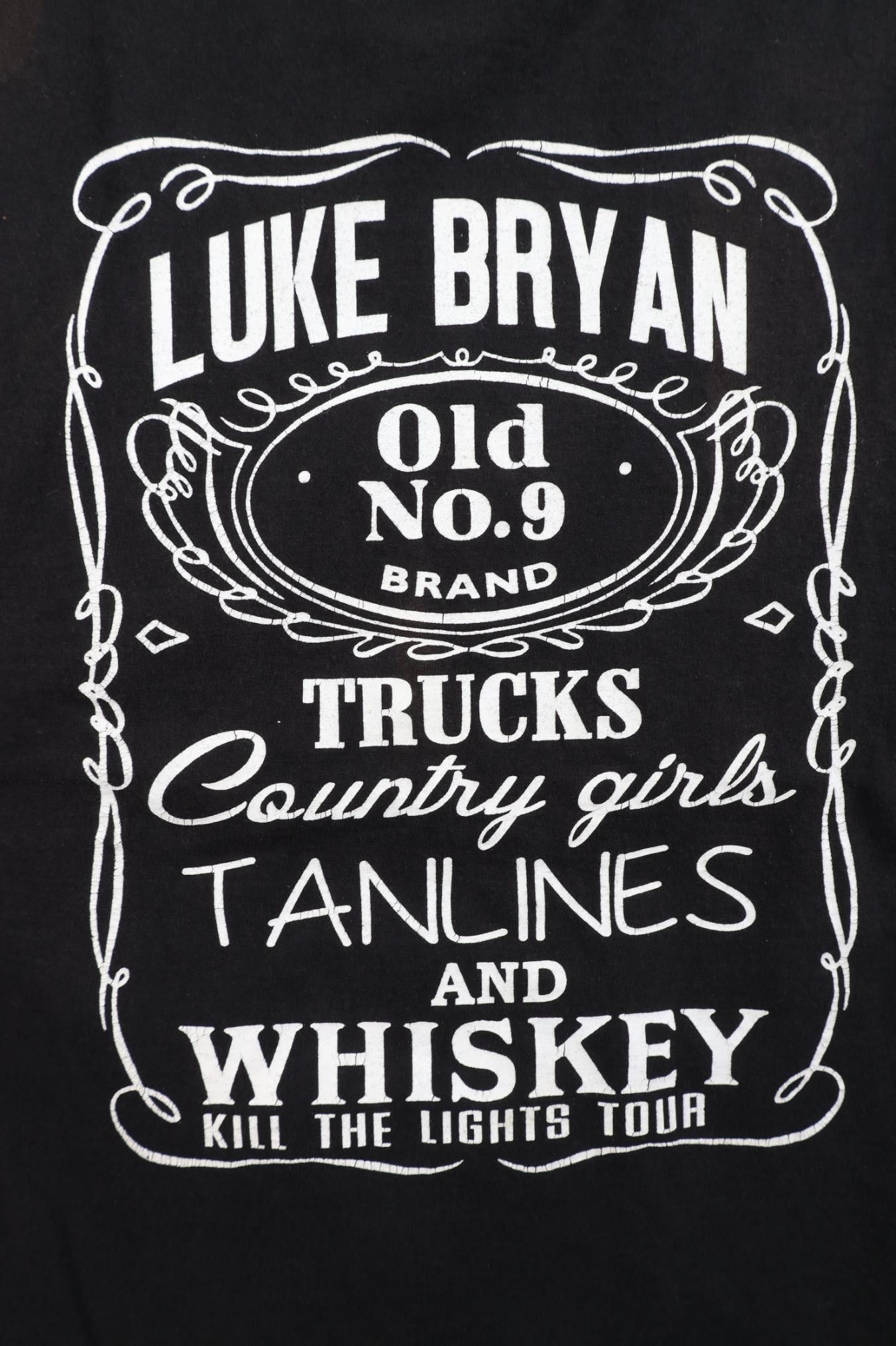 Vintage Y2K The Lights Tour Luke Bryan Band T-Shirt Jack Daniels Size US XL / EU 56 / 4 - 4 Thumbnail