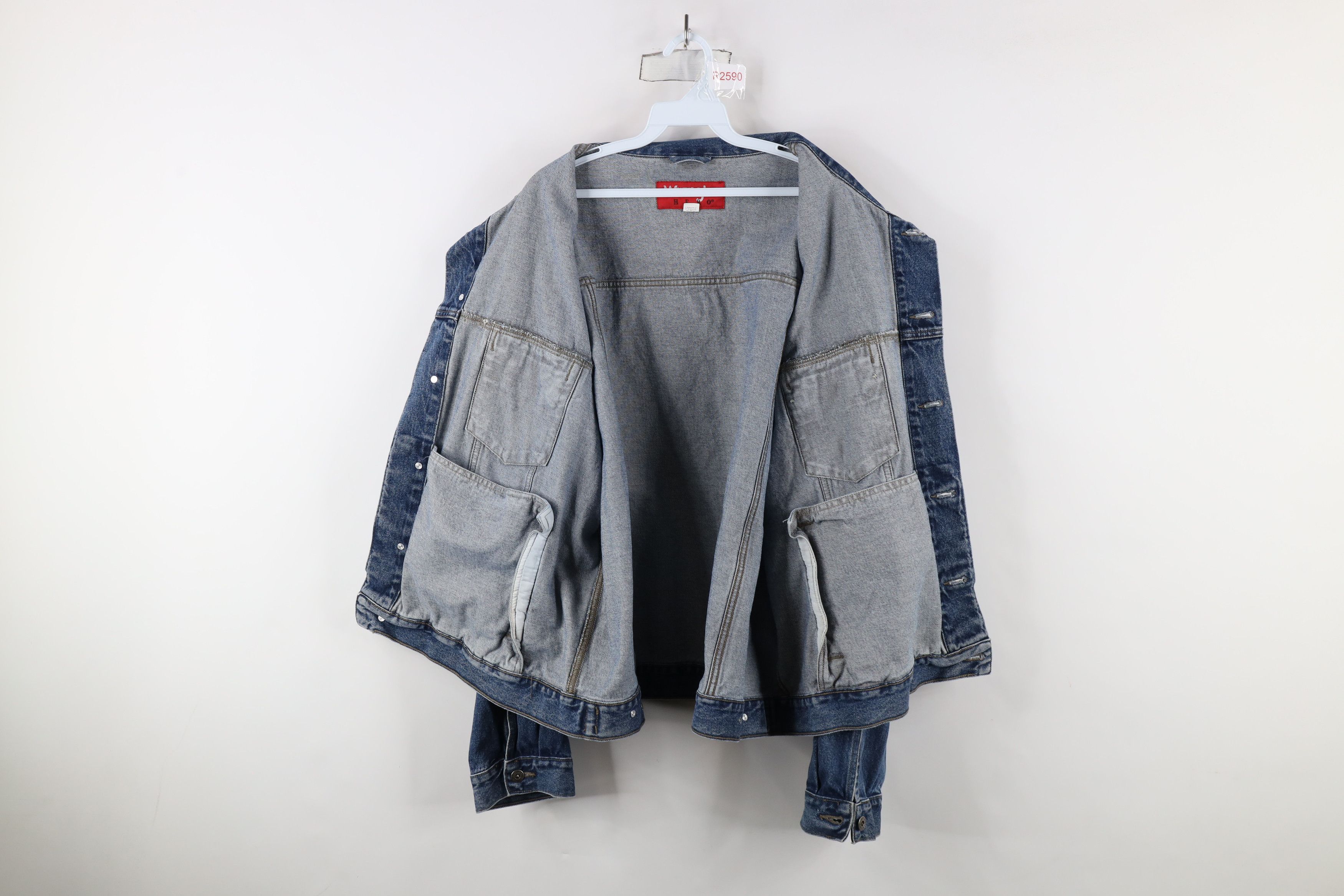 Vintage × Wrangler Vintage Wrangler Denim Jean Trucker Jacket Blue Cotton Size US XXL / EU 58 / 5 - 8 Thumbnail