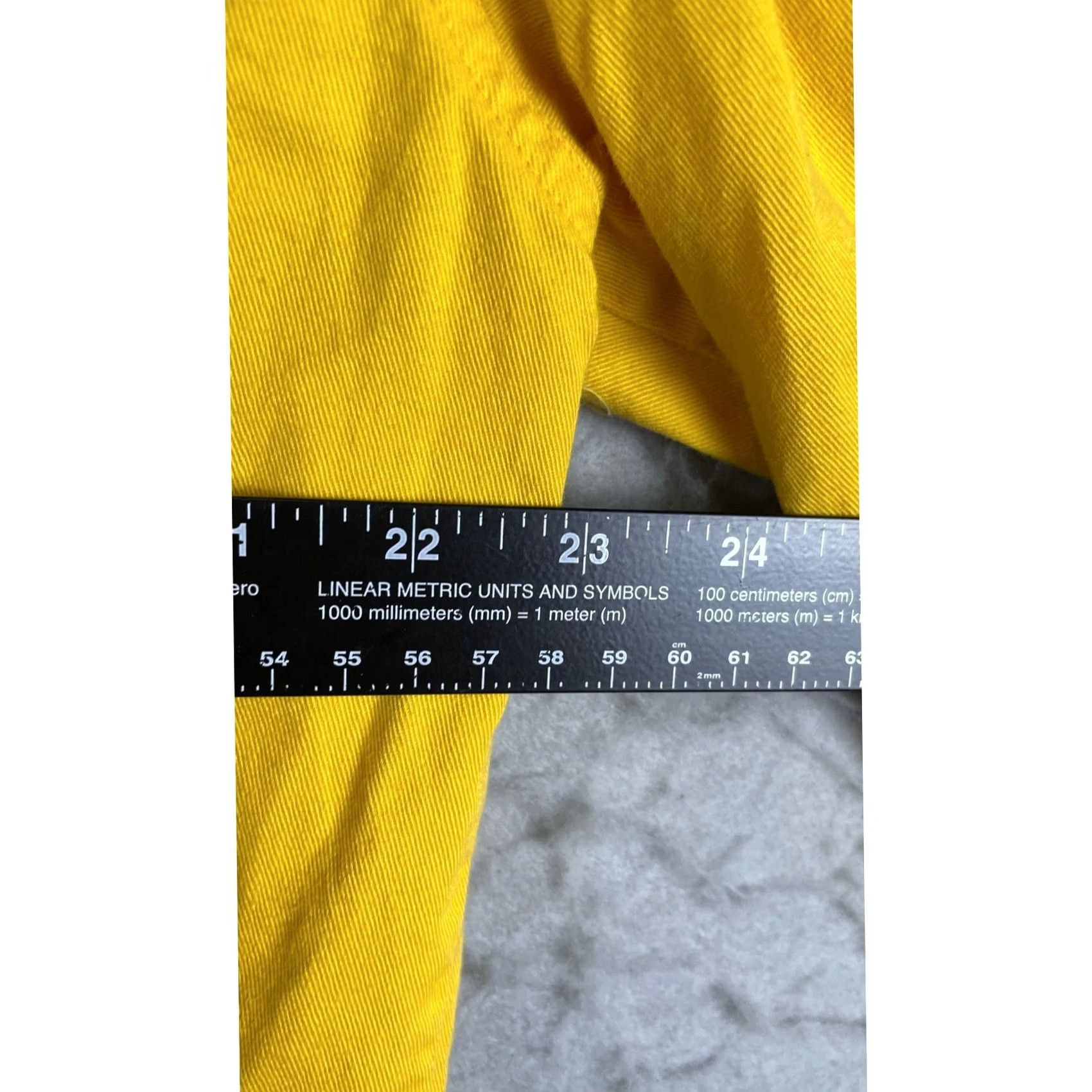 Roper Roper Mens L Yellow Denim Collar Western Button Up Shirt Size US L / EU 52-54 / 3 - 5 Thumbnail