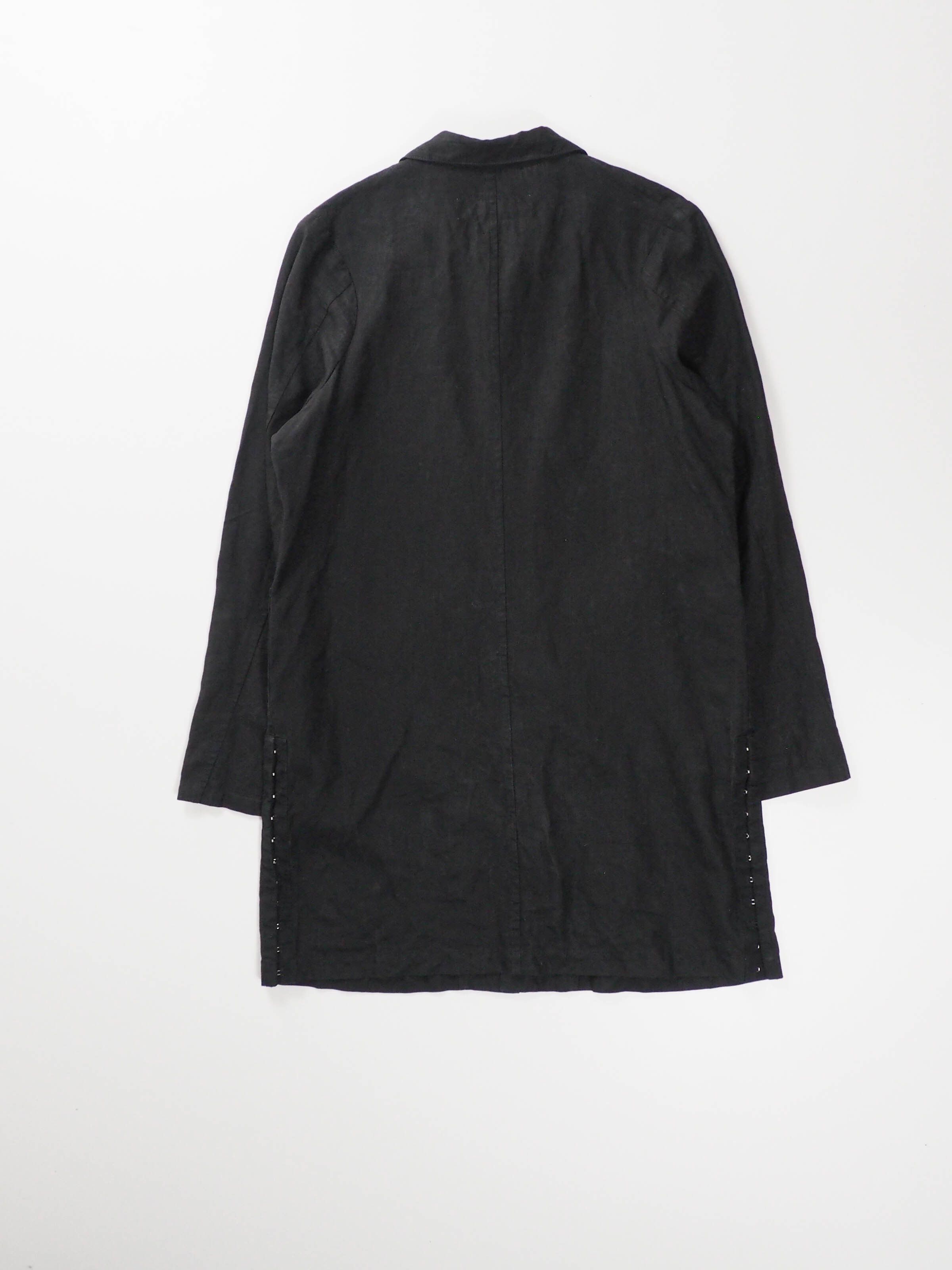 Japanese Brand m/m by Masayuki Marukawa Long Linen Coat Size M / US 6-8 / IT 42-44 - 10 Thumbnail