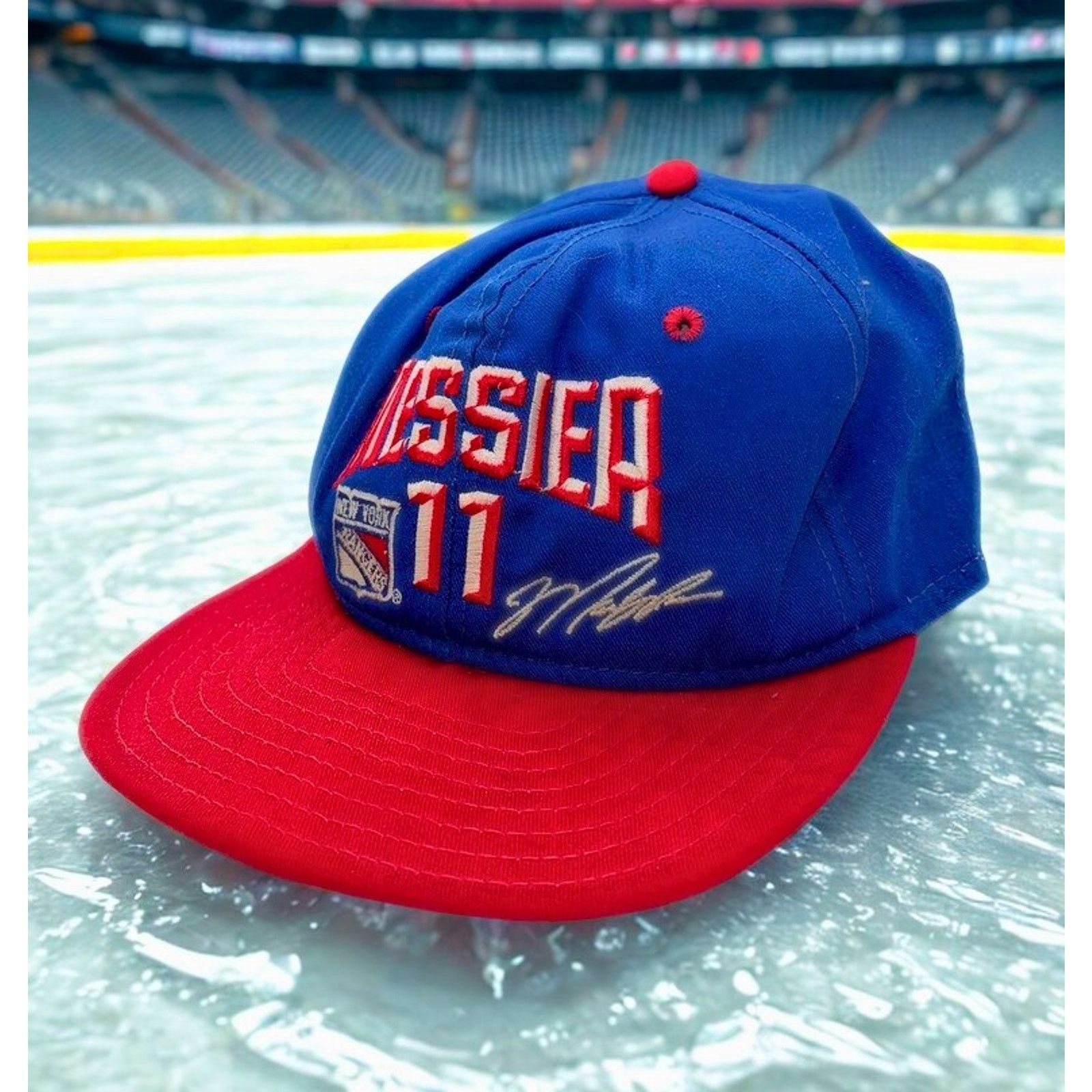 NHL New York Rangers Mark Messier #11 AJD Snapback Hat Vintage Size ONE SIZE - 13 Thumbnail