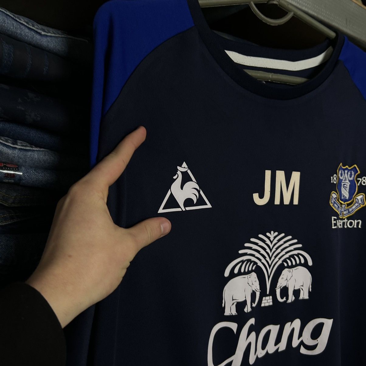 Le Coq Sportif Vintage Le Coq Sportif FC Everton big logo soccer jersey Size US XL / EU 56 / 4 - 3 Thumbnail