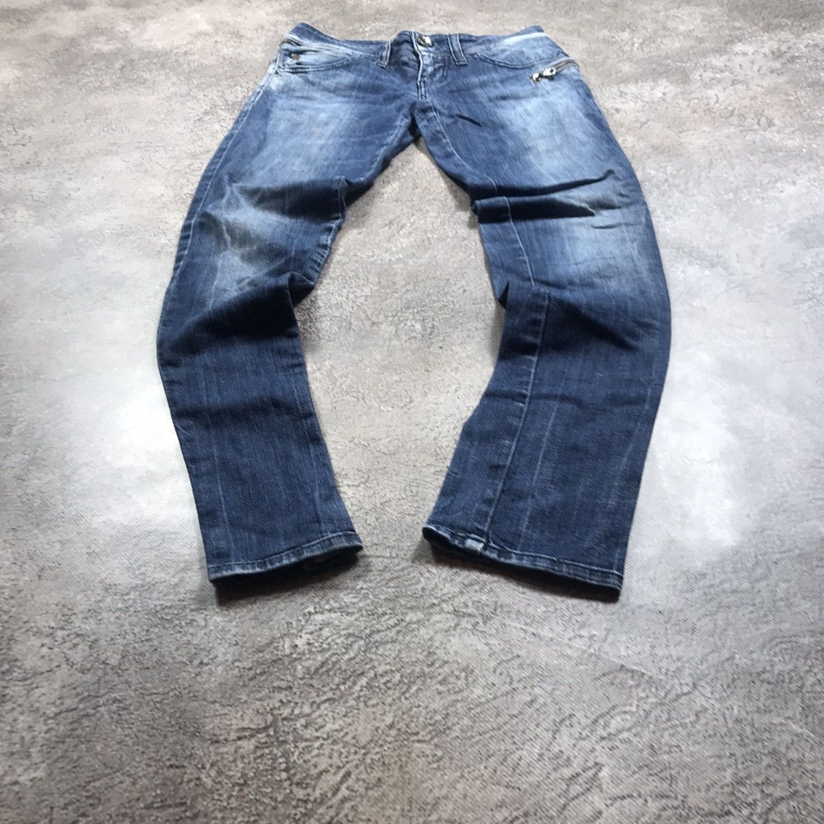 Vintage Vintage Y2K Distressed Baggy Flared Jeans Skate Grunge 26 Size 26" / US 2 / IT 38 - 1 Thumbnail