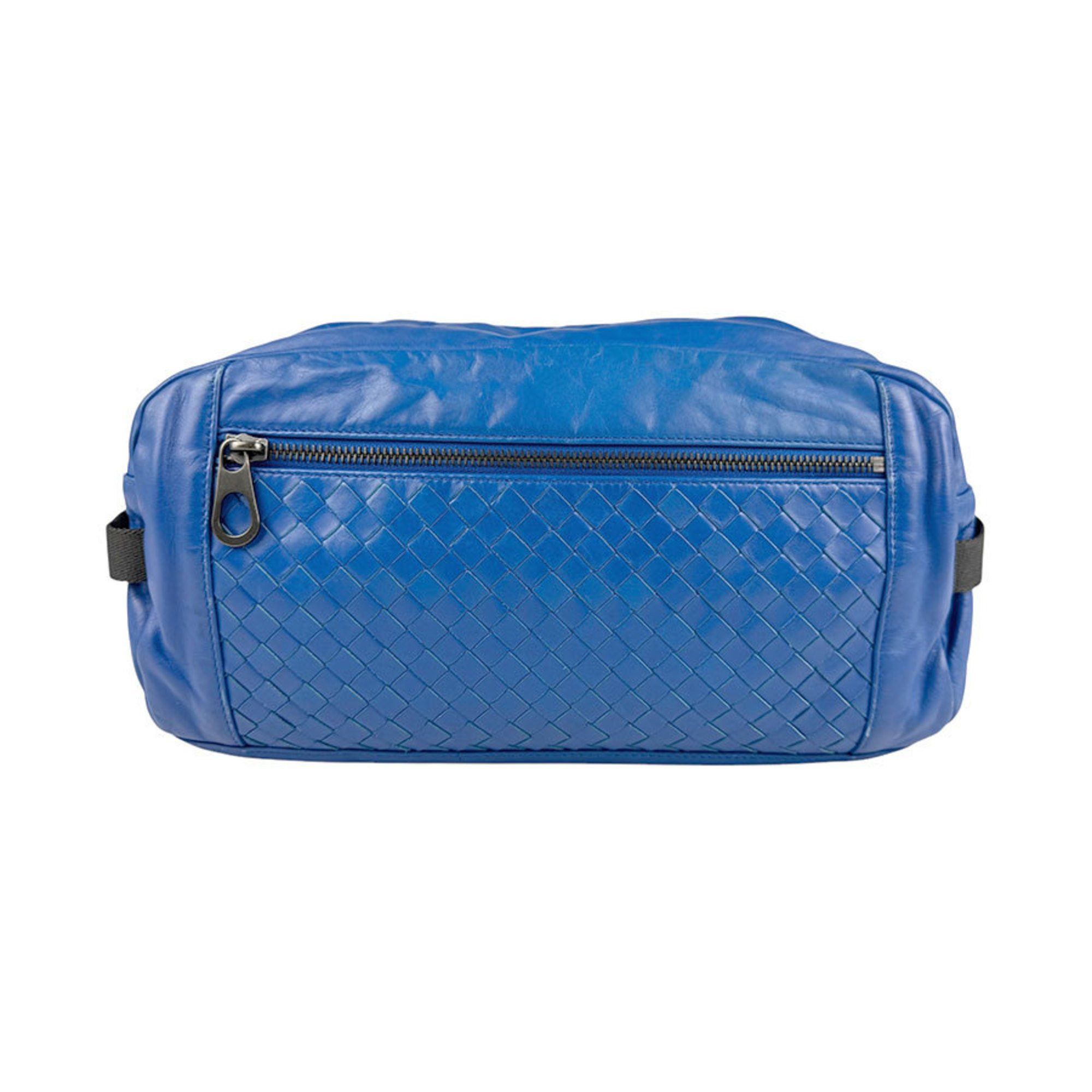Bottega Veneta Bottega Veneta Shoulder Bag Intrecciato Leather Blue Men's z3946 Size ONE SIZE - 1 Thumbnail