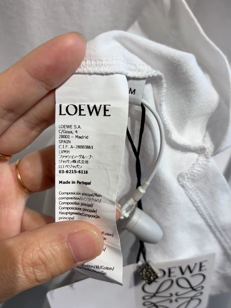 Loewe LOEWE Loosely shoulder white T Size M / US 6-8 / IT 42-44 - 4 Thumbnail