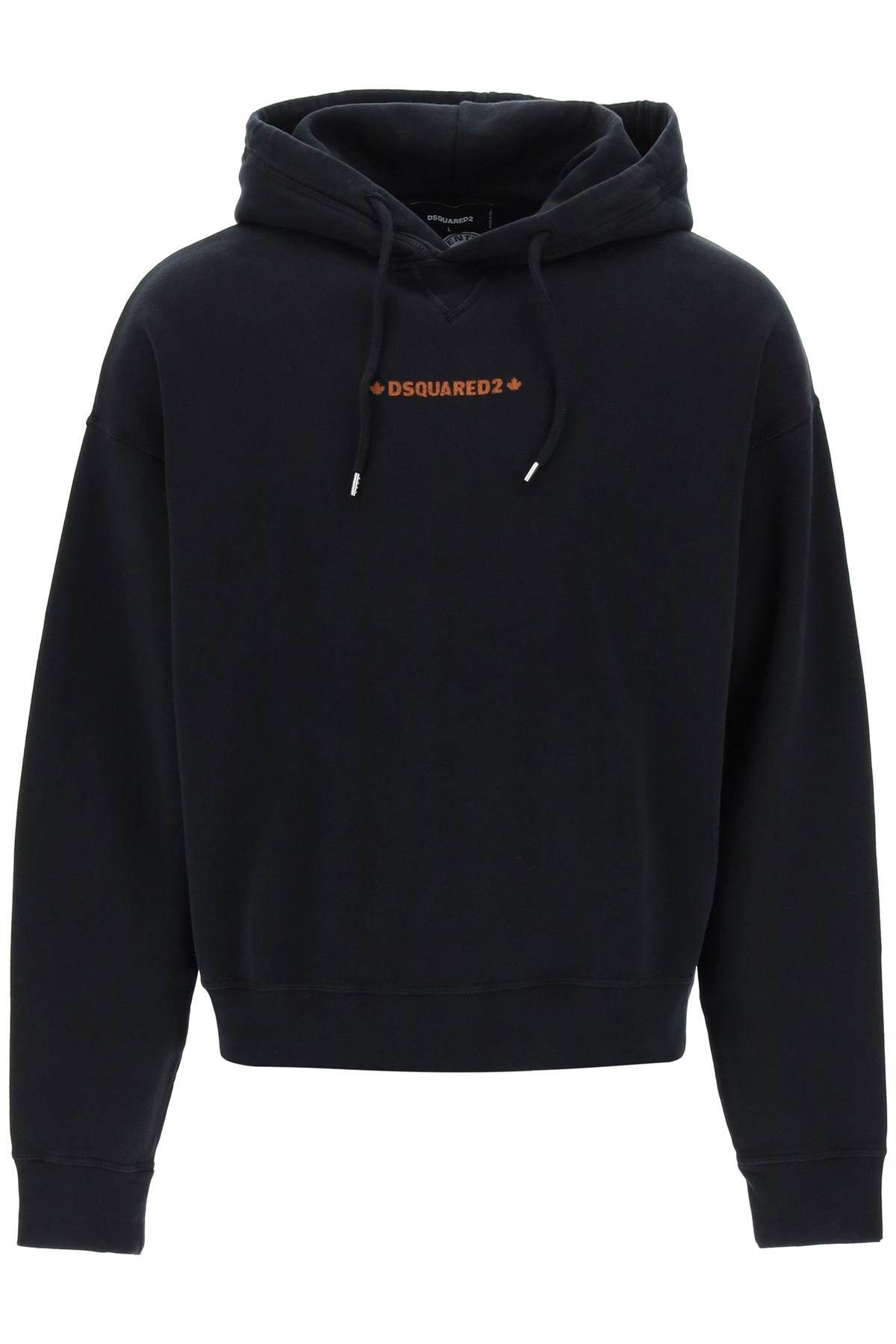 image of Dsquared2 Cipro Fit Hoodie in Black, Men's (Size XL)