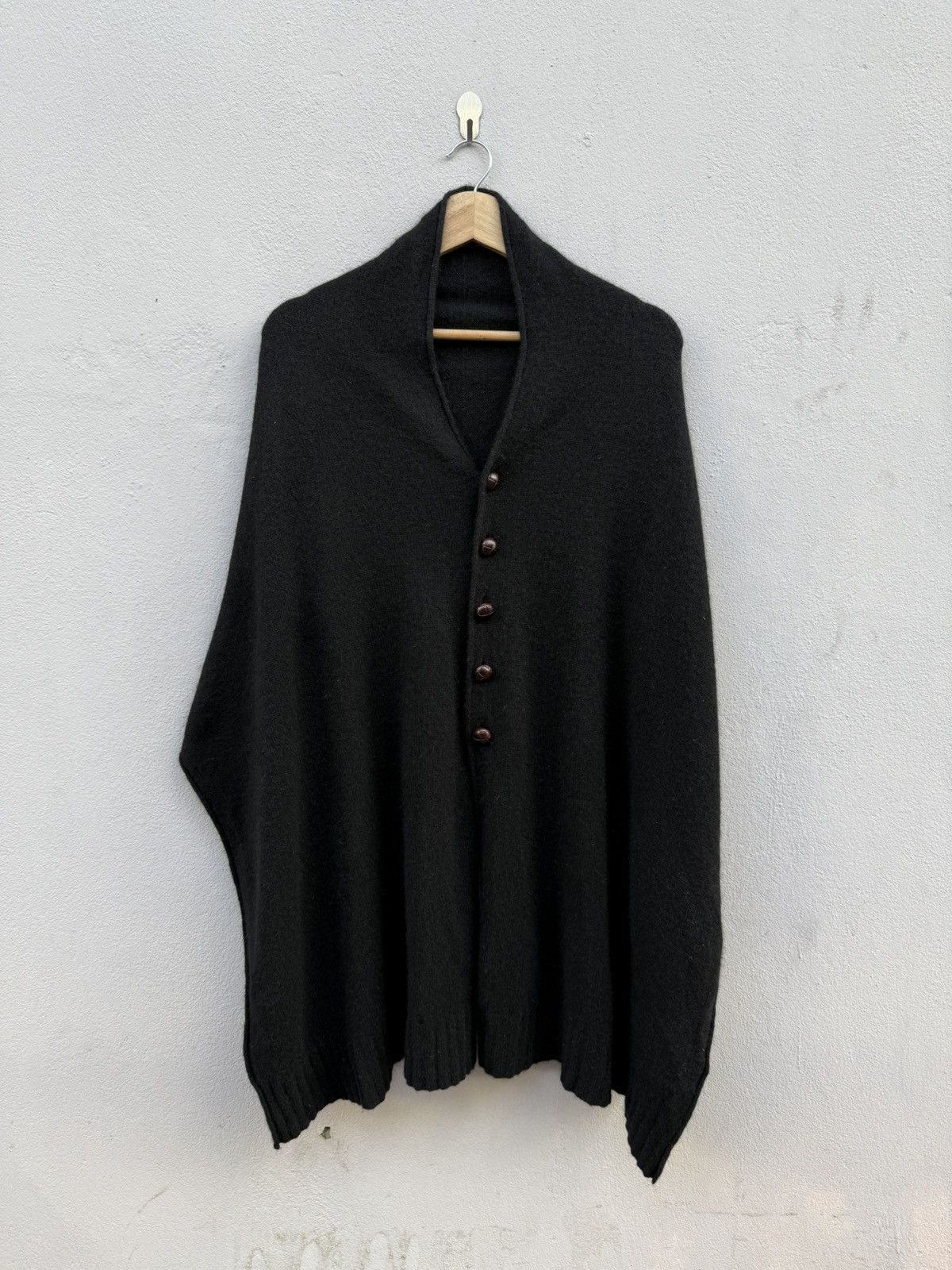 Issey Miyake × Sunao Kuwahara Sunao Kuwahara by ISSEY MIYAKE Wool Poncho Size ONE SIZE - 1 Thumbnail