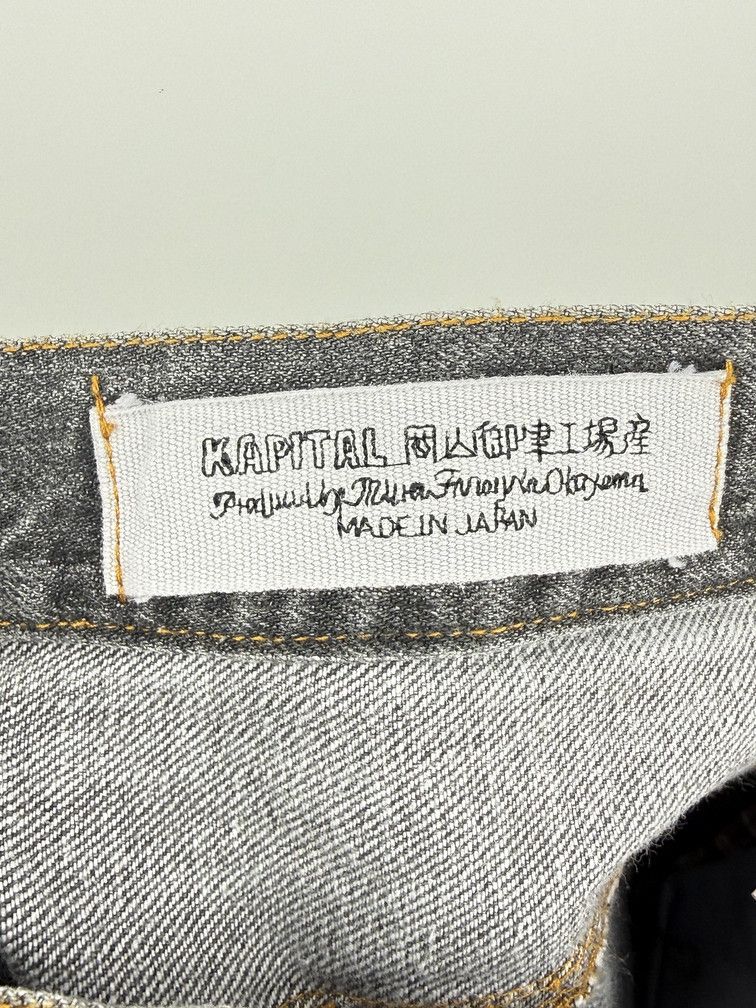 Kapital 14oz 5P Monkey Cisco Black Wash Size US 30 / EU 46 - 5 Thumbnail