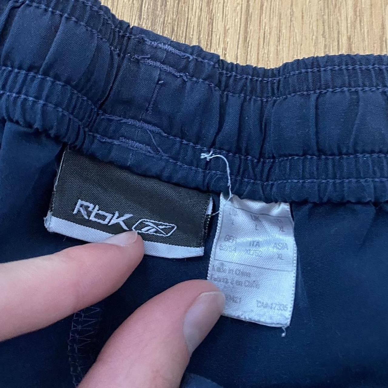 Reebok Navy Reebok tracksuit bottoms with embroidered l Size US 32 / EU 48 - 4 Thumbnail