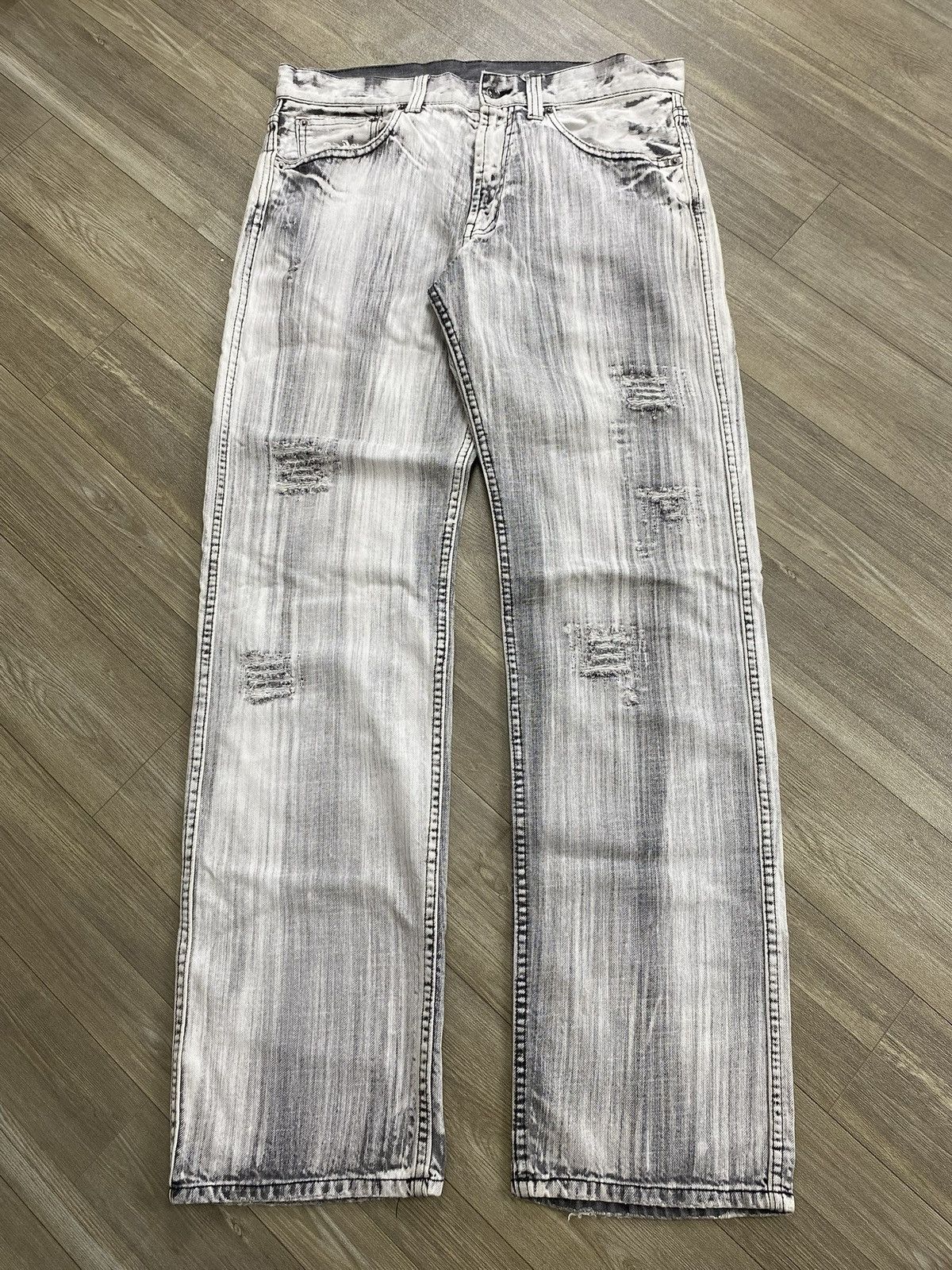 Japanese Brand Japense Brand Distressed Lgb Vkeii Style Pants Size US 31 - 1 Thumbnail