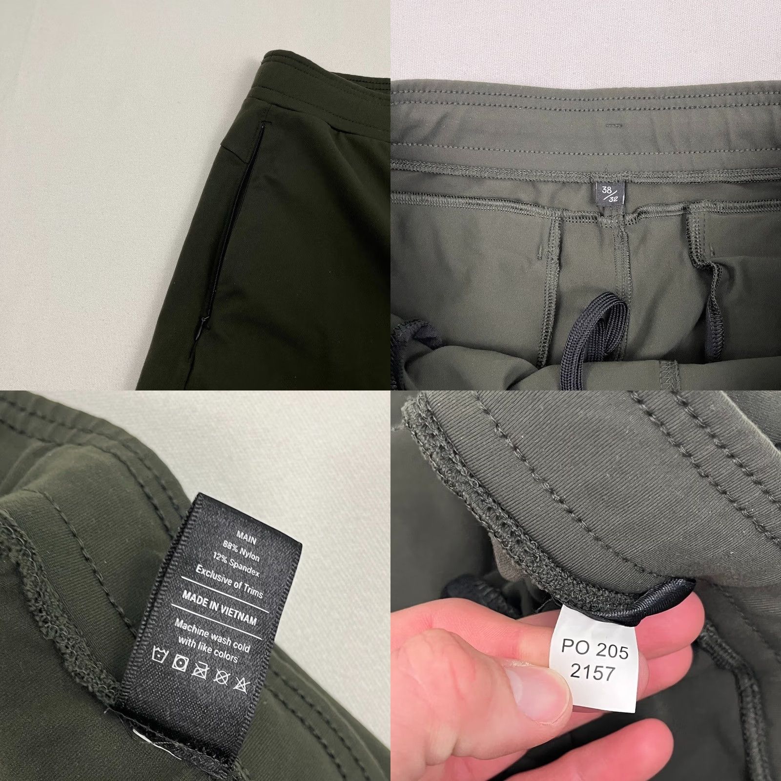 Olive Public Rec Daymaker Pants Mens 36x29 Dark Olive Athleisure Sweatpants Pull On Size US 36 / EU 52 - 8 Thumbnail