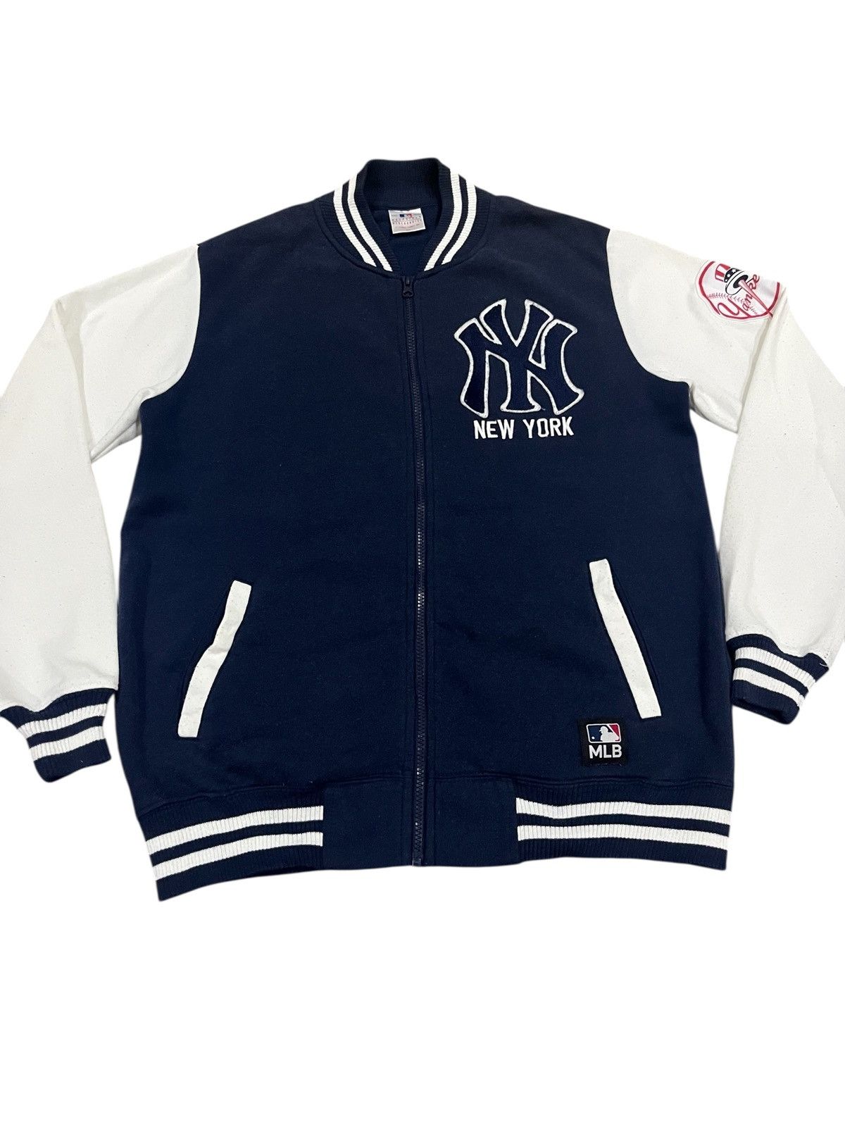 New York Yankees VINTAGE NEW YORK YANKEES MLB VARSITY JACKET Size US L / EU 52-54 / 3 - 3 Thumbnail