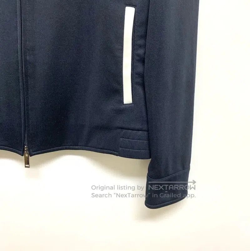 Valentino Valentino Black Cotton Men's Jacket with Orange Accents . Size US M / EU 48-50 / 2 - 6 Thumbnail