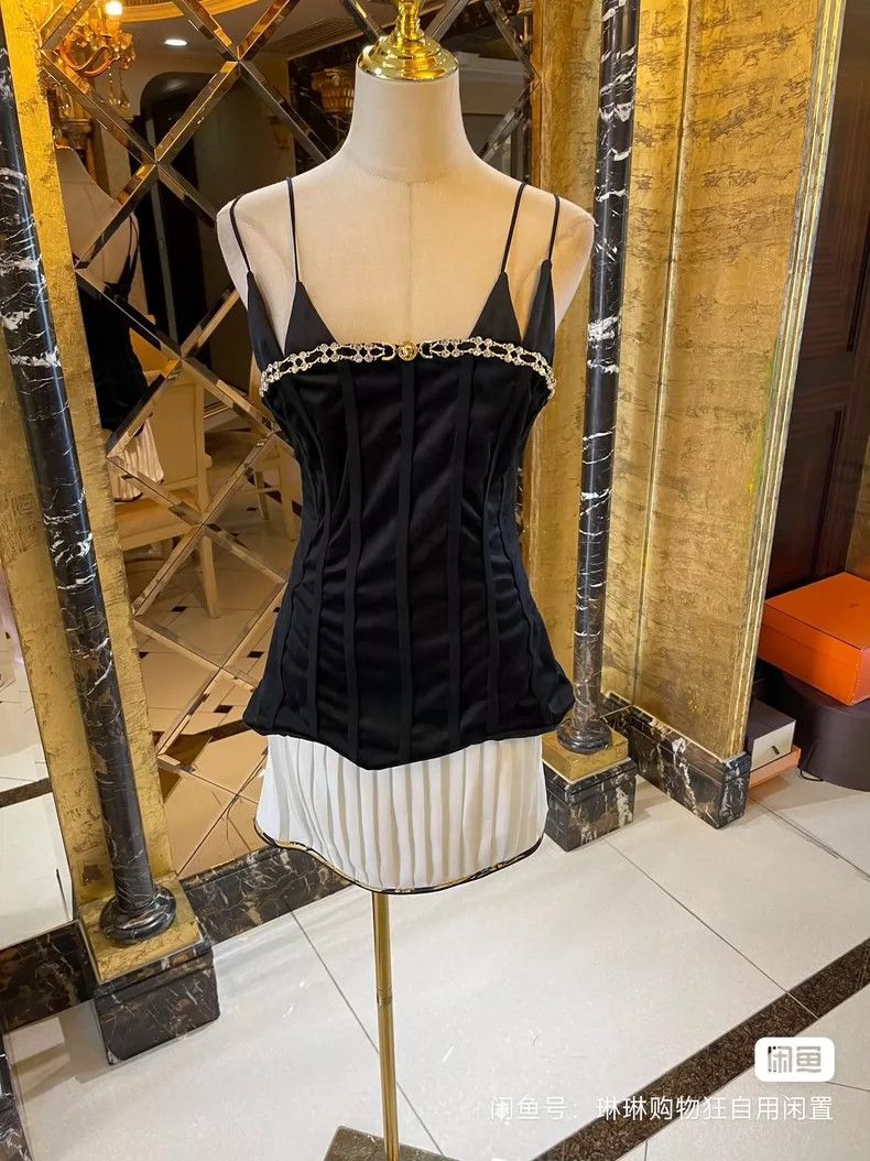 Versace Versace Herringbone court plastic slip dress Size M / US 6-8 / IT 42-44 - 6 Thumbnail