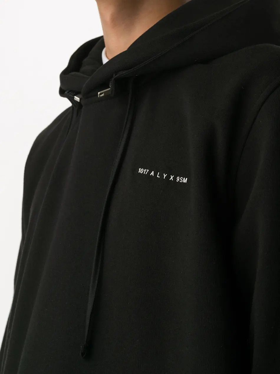 1017 ALYX 9SM o1mle0624 Metal Logo Hoodie in Black Size US S / EU 44-46 / 1 - 4 Thumbnail