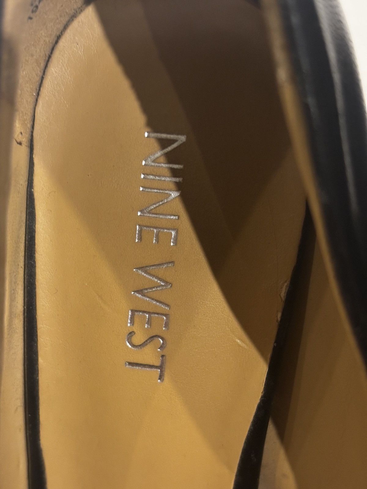 Nine West Black leather Heels.wf1015 Size US 5.5 / IT 35.5 - 9 Thumbnail