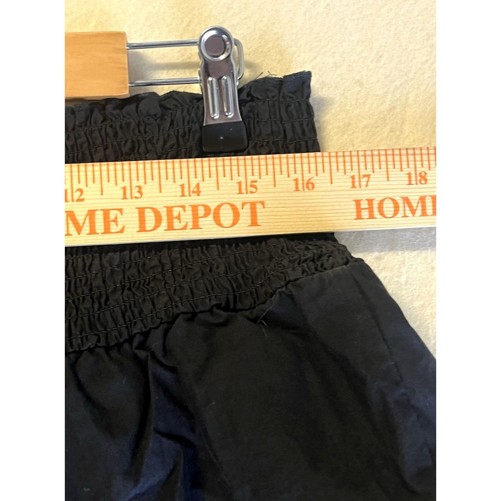 Vintage HT 360 Collective Skirt Short Mini Layered Black Size Large Women Fashion Ruffle Gyaru Harajuku Halloween Festival Party/Cocktail Travel Wedding Size 36" / US 14 / IT 50 - 3 Thumbnail