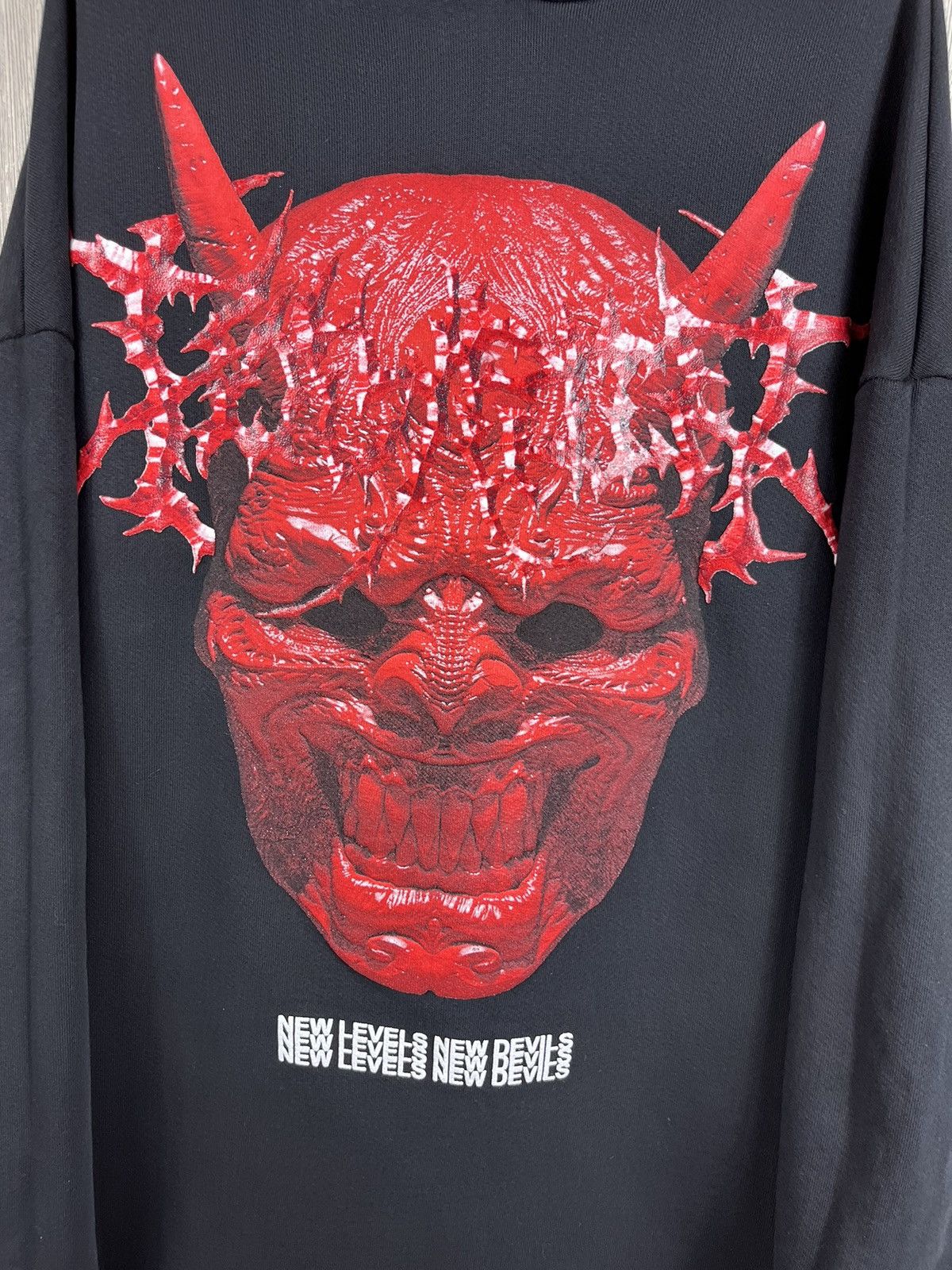 Band Tees × Los Angeles Apparel × ROSE IN GOOD FAITH Rose in good faith x Polyphia demon raw oversized hoodie Size US S / EU 44-46 / 1 - 8 Thumbnail