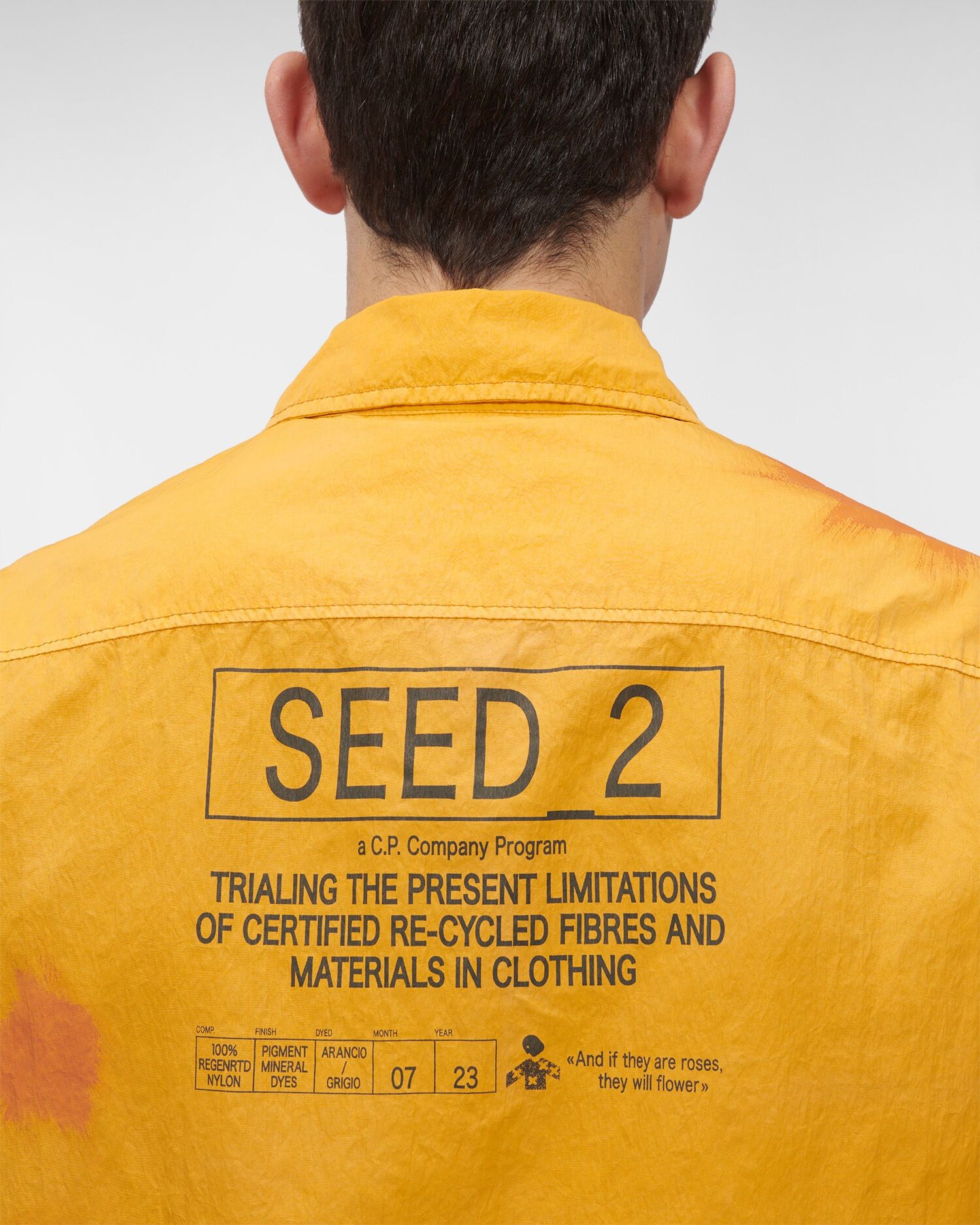 C.P. Company o1y1224 Logo Zipped Hooded Jacket in Marigold Size US M / EU 48-50 / 2 - 6 Thumbnail