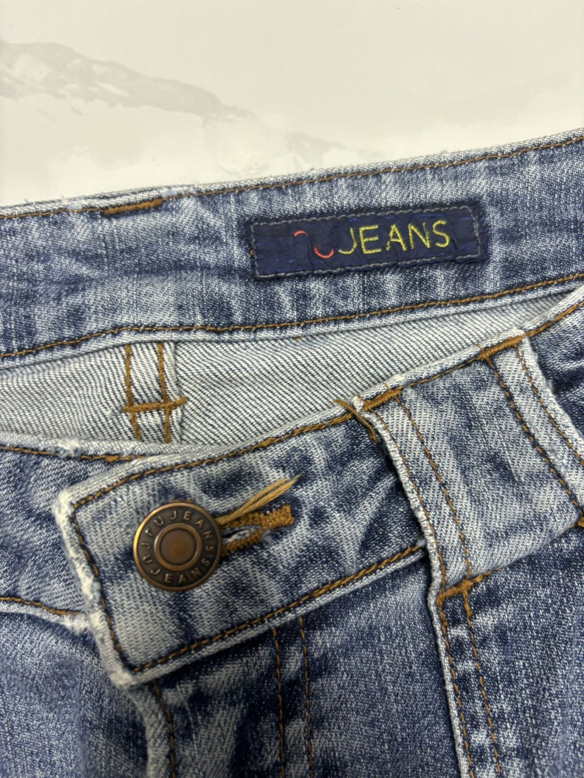 If Six Was Nine FLARE💥90s Style Vintage Flared Jeans Bush Pants Ru Jeans Size US 29 - 9 Thumbnail