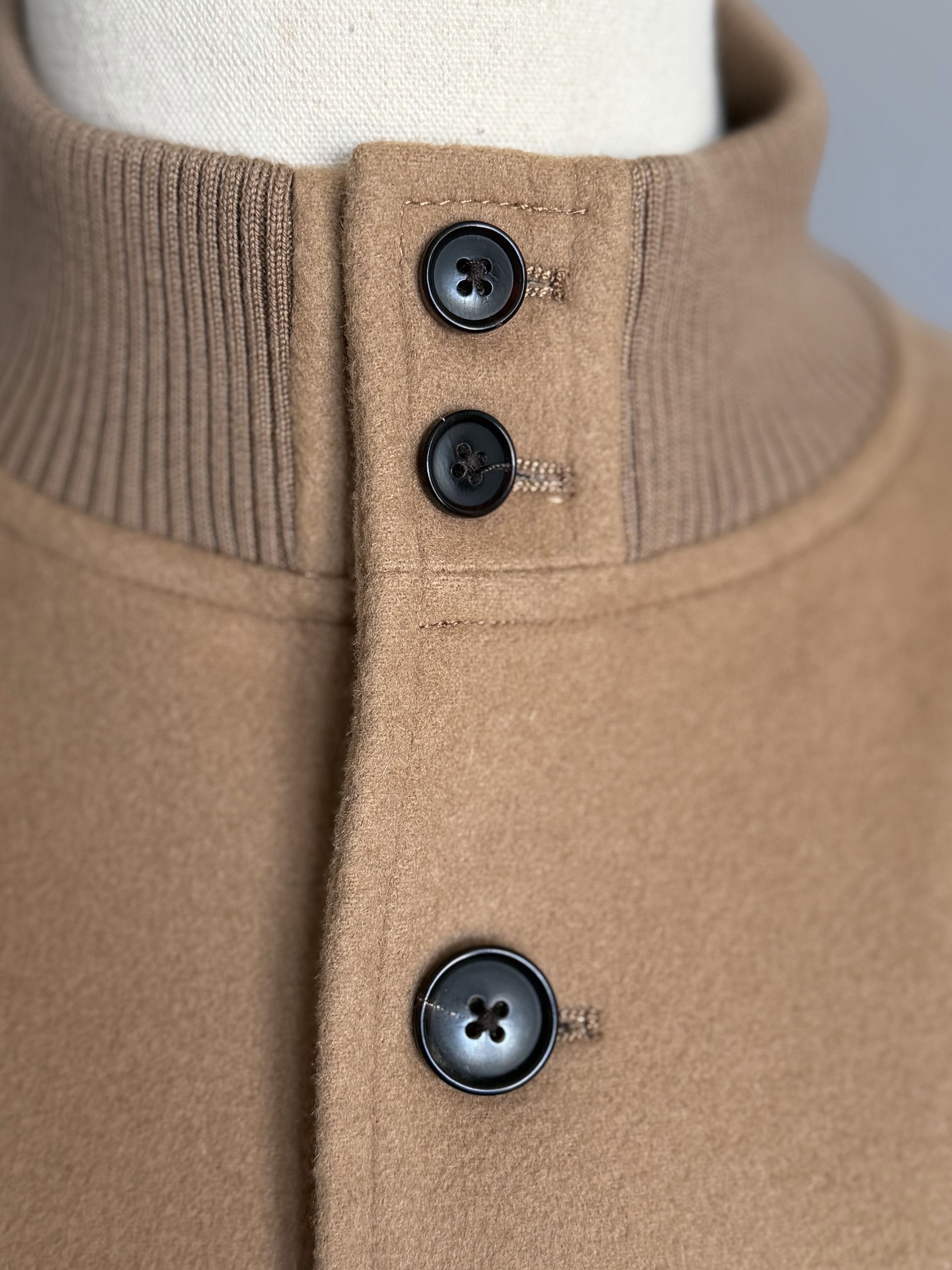 Suitsupply SUITSUPPLY Pure Wool Bomber Jacket Camel Size M Luxury Brand Size US M / EU 48-50 / 2 - 12 Thumbnail