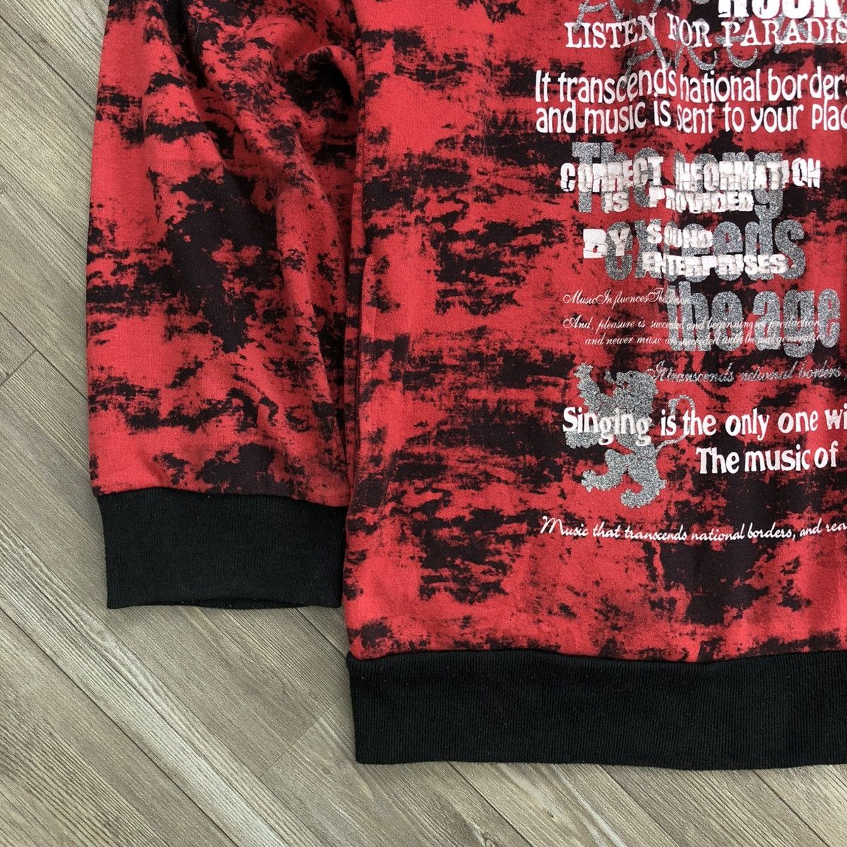 14th Addiction × If Six Was Nine × Le Grande Bleu (L.G.B.) ☠️ 2000s TimeStep Poem Cross Skulls Punks Goa Bono Jacket Size US XXL / EU 58 / 5 - 12 Thumbnail