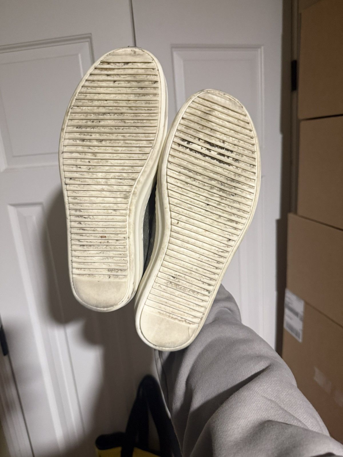 Rick Owens Drkshdw Rick Owens DRKSHDW Grey Suede Ramone Sneakers Size US 8 / EU 41 - 2 Thumbnail