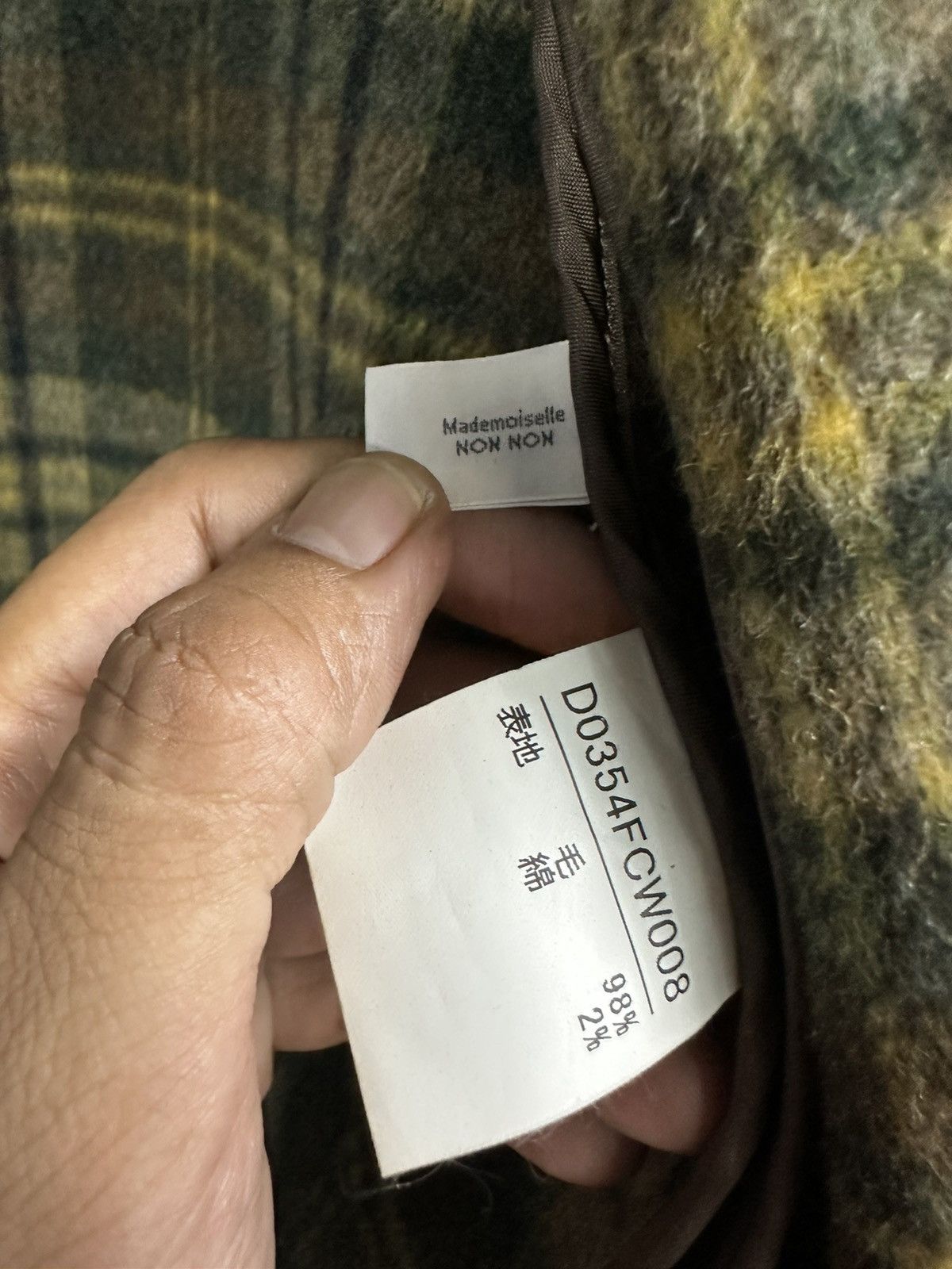 Mademoiselle Non Non Vintage Mademoiselle Non Non Wool Jacket Z30 Size 40L - 10 Thumbnail