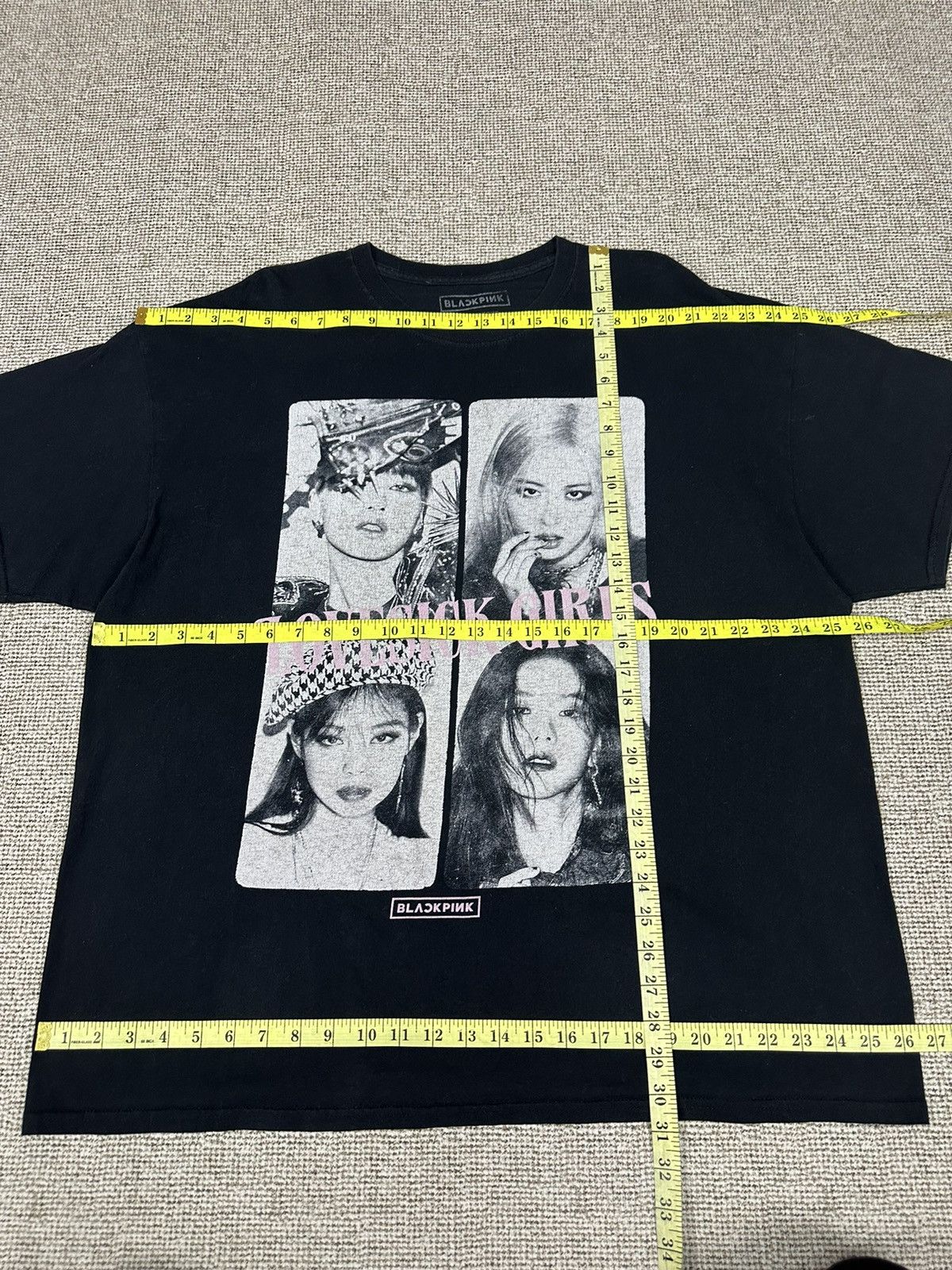 Band Tees Black Pink Promo Tshirt A963 Size US XXL / EU 58 / 5 - 3 Thumbnail