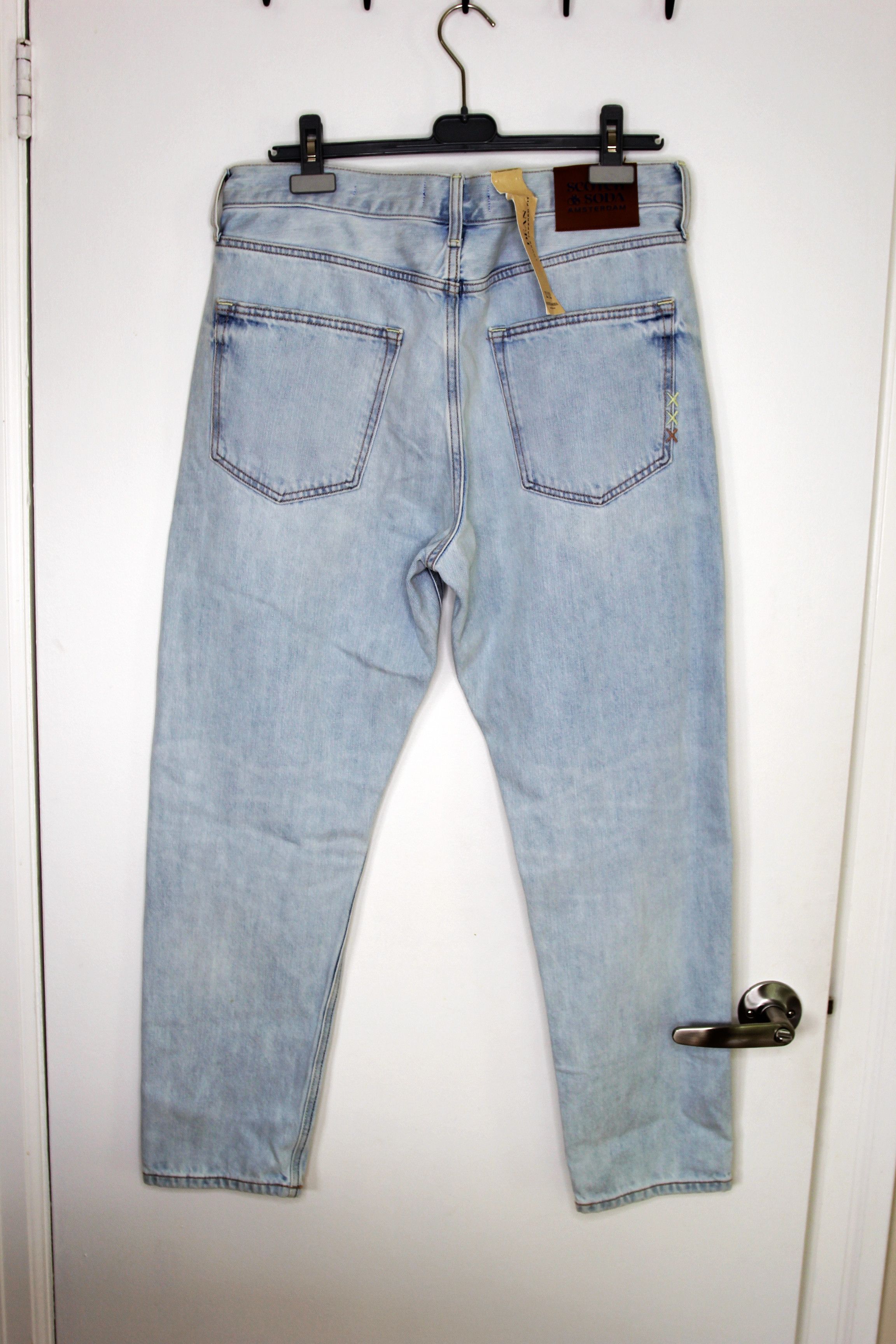 Scotch & Soda BNWT SS25 SCOTCH & SODA DEAN BLEACHED DENIM JEANS 32 Size US 32 / EU 48 - 3 Thumbnail